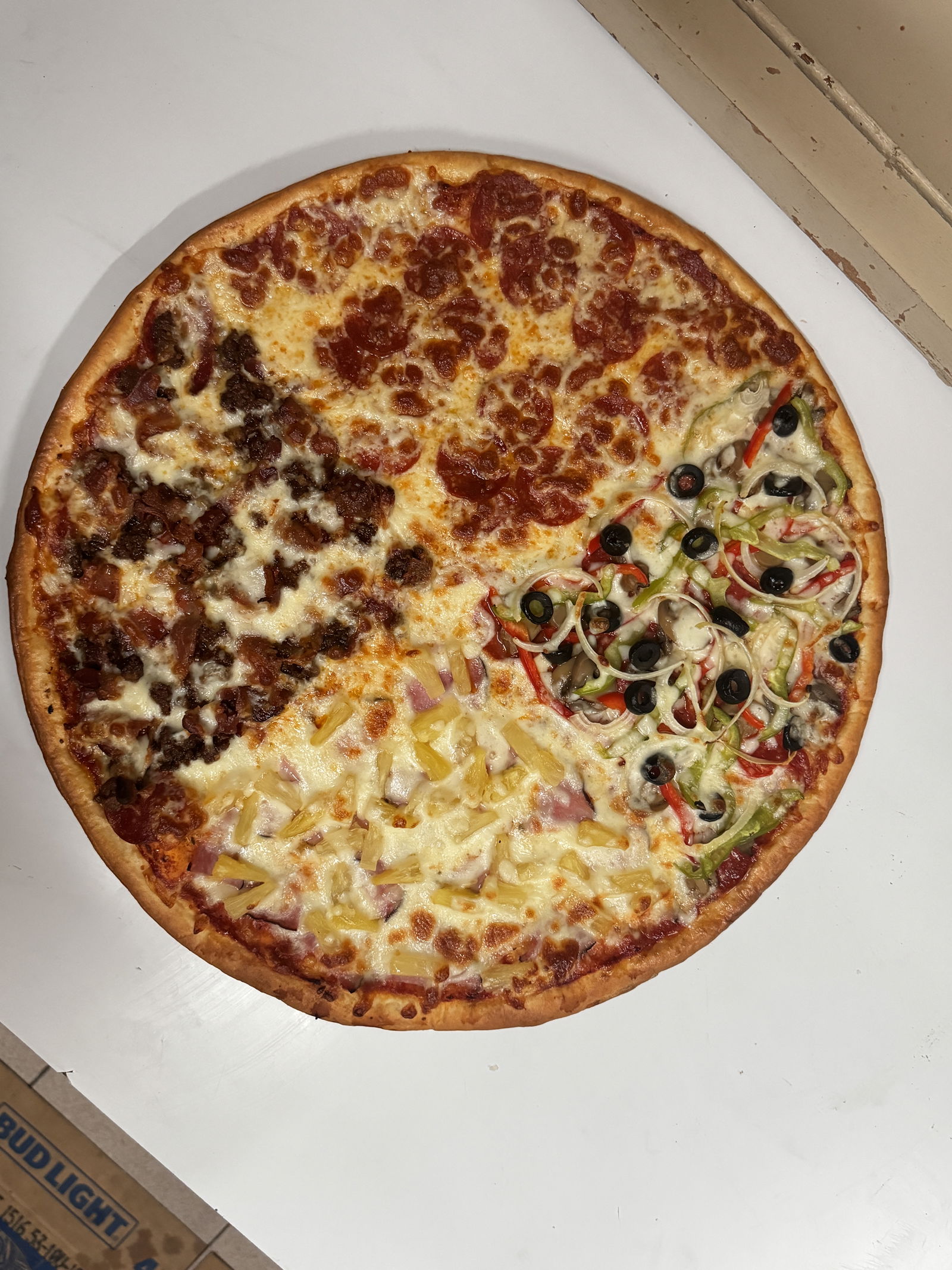 As a special Feb. 9 offering, get an 18-inch cheese pizza at Godfather's Bar for $14, saving $3 on your normal order. An 18-inch pepperoni is $16 for National Pizza Day, when it’s normally $22. 