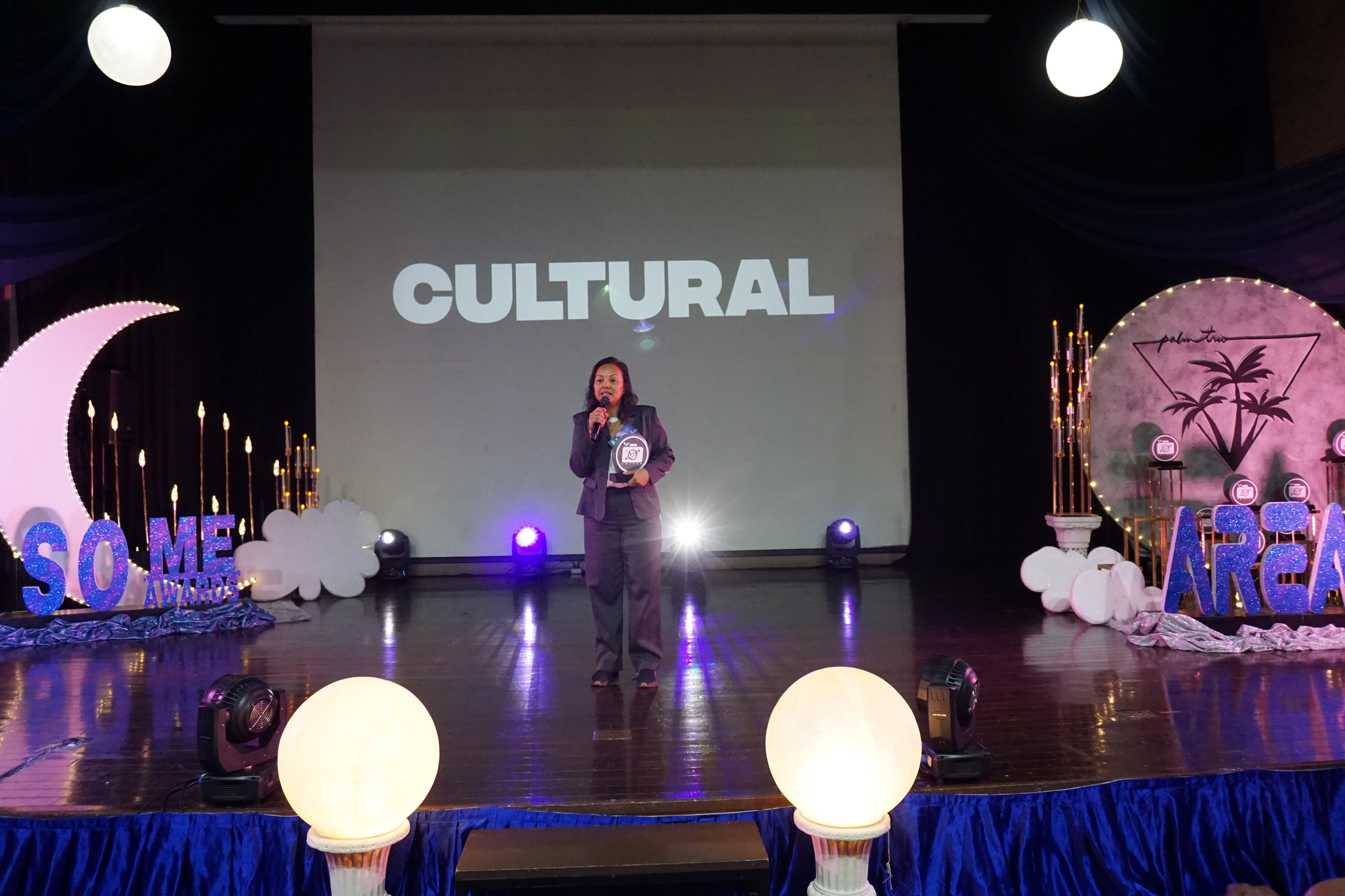 Analee Villagomez wins the Cultural Content Creator Award.