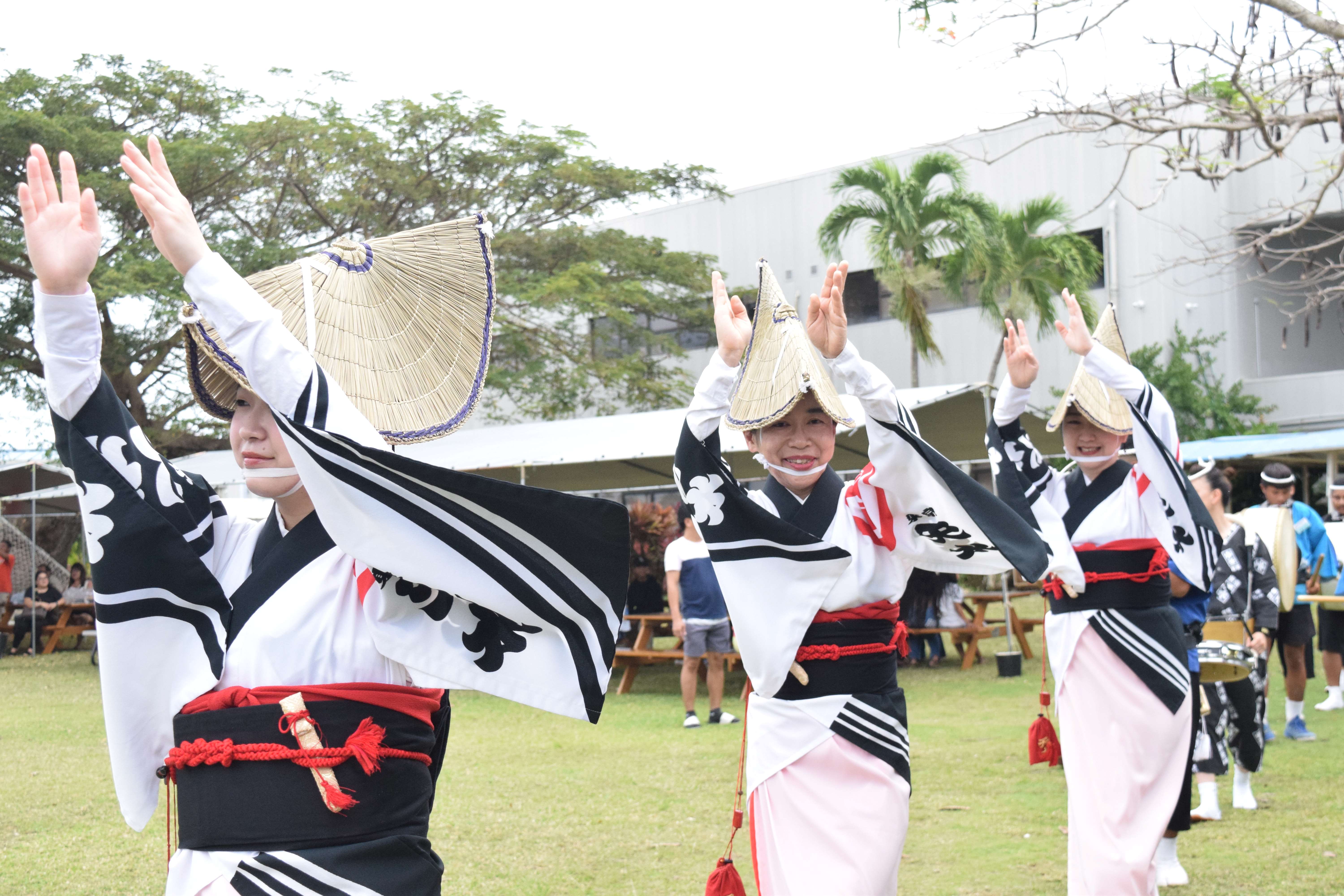 Visiting Tokyo Tensui-Ren dancers perform during the Mount Carmel School National Honor Society’s "United Through Love” cultural presentations at MCS on March 22, 2025.