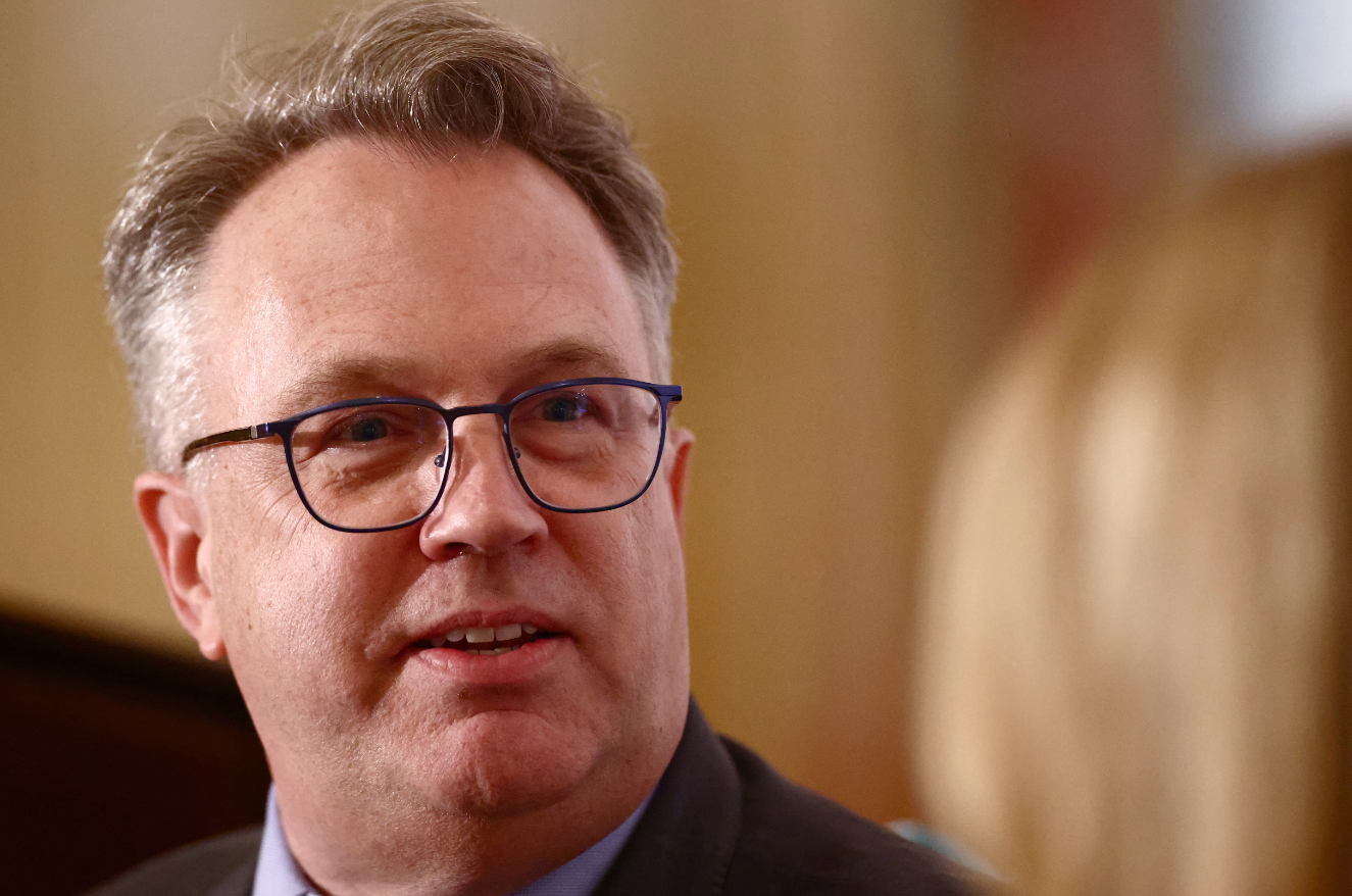 New York Federal Reserve Bank President John Williams speaks to the Economic Club of New York, in New York City, May 30, 2024.REUTERS