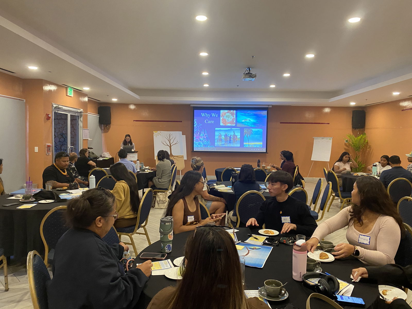 Coral reef stakeholders gather to improve community outreach for the Coral Reef Initiative at Crowne Plaza on Friday.