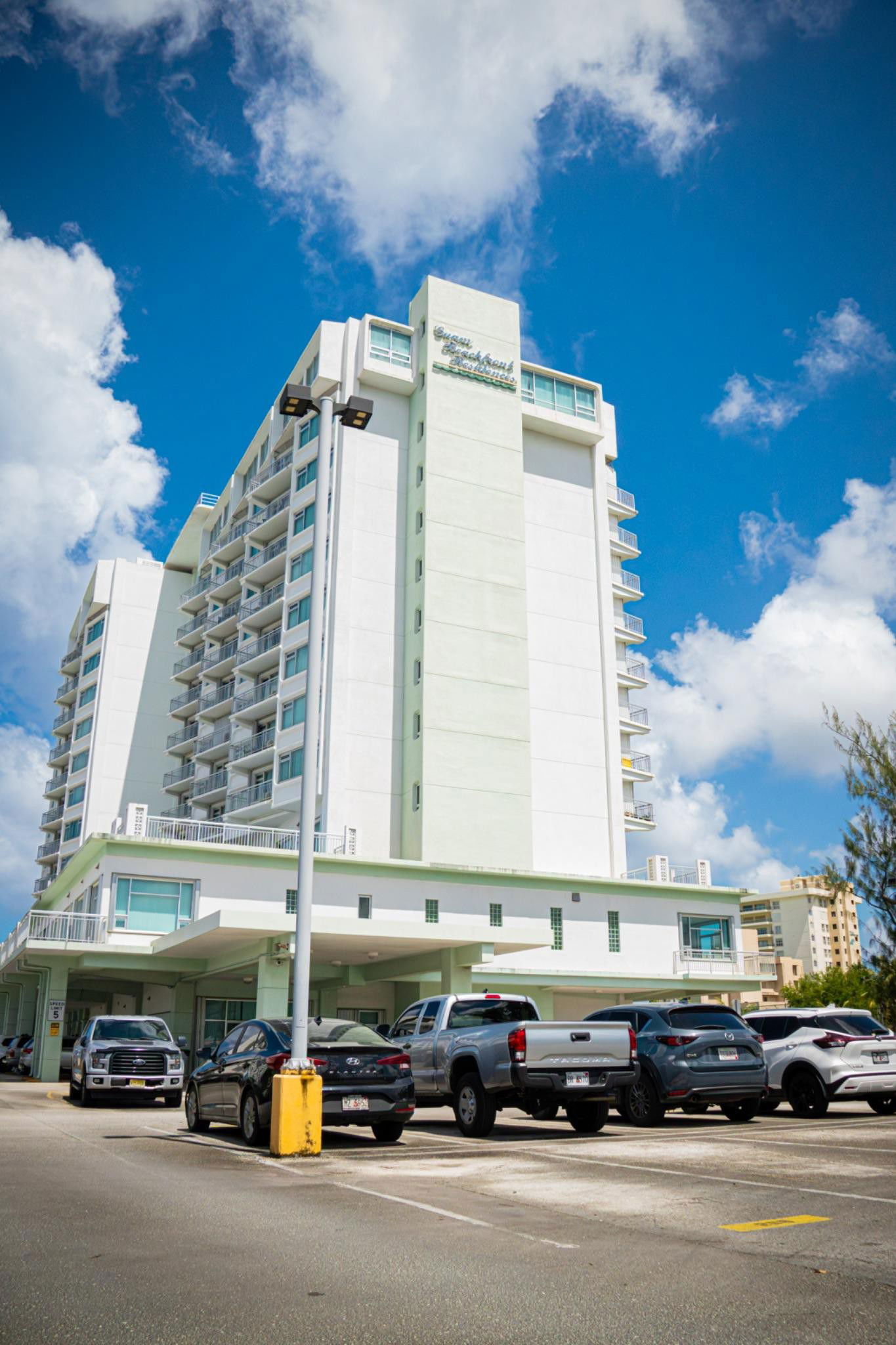 Guam Beachfront Residences is located on Pale San Vitores Road in Tumon, Guam.