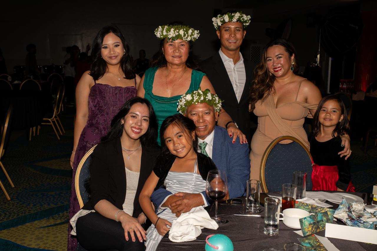 Generations of McDonald’s leadership: The Ayuyu family gathers for a portrait.