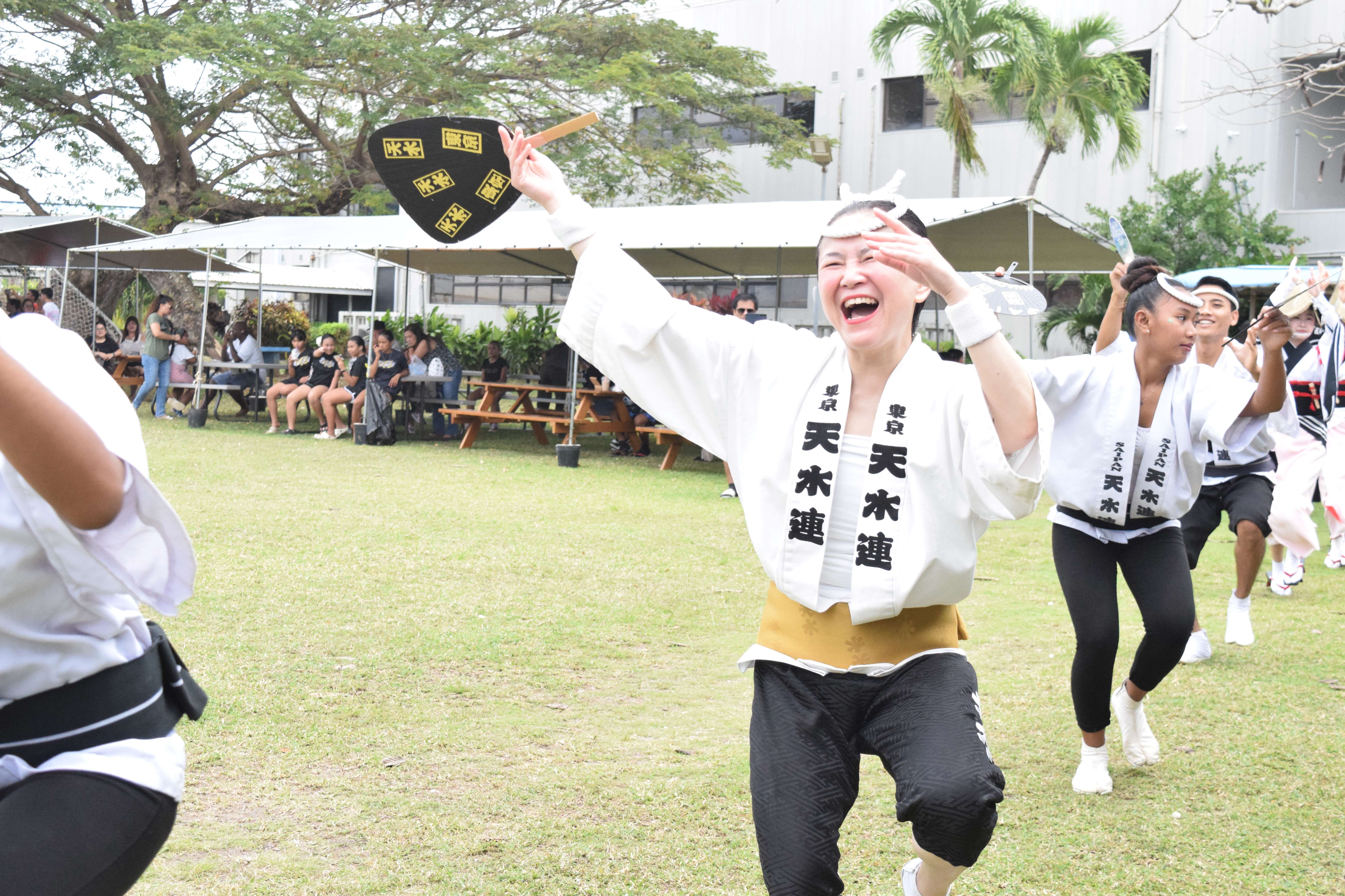 Visiting Tokyo Tensui-Ren dancers are happy to perform during Mount Carmel School National Honor Society’s "United Through Love” cultural presentations at MCS on March 22, 2025Photo by Emmanuel T. Erediano