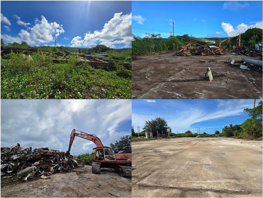 Before and after: Utility storage depot