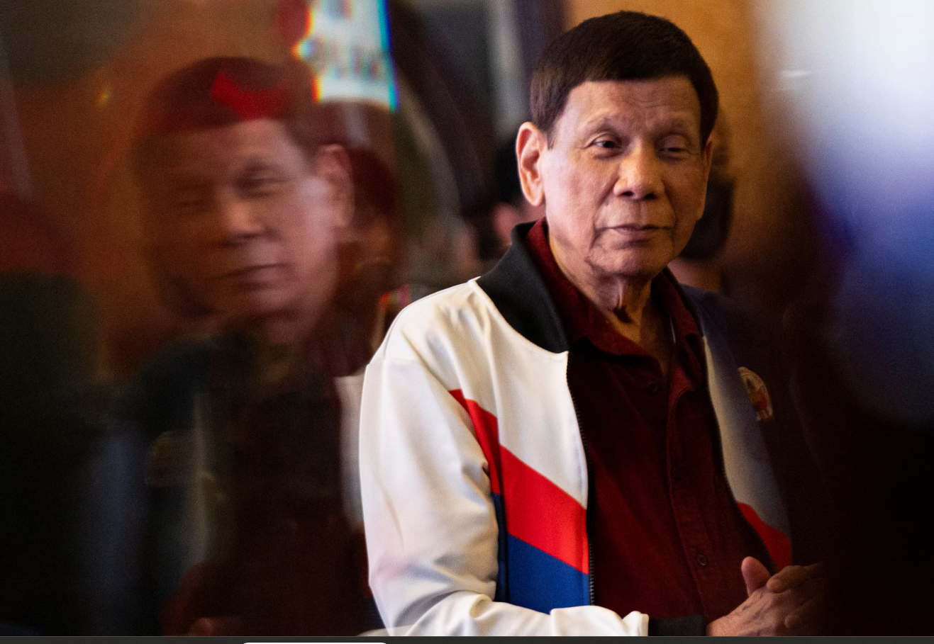 Former Philippine President Rodrigo Duterte at a proclamation rally for his political party PDP-Laban’s senatorial candidates ahead of the midterm elections, at Club Filipino in San Juan, Metro Manila, Feb. 13, 2025.REUTERS