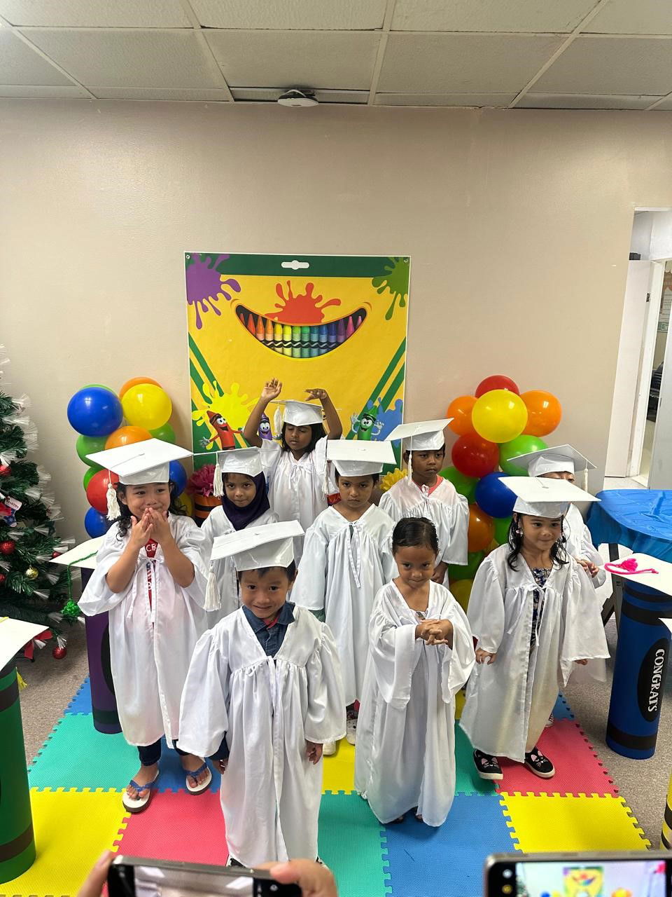 Nine children have graduated from the Healthy Outcomes for Maternal and Early Childhood Program of the Commonwealth Healthcare Corporation, Division of Public Health Services.CHCC photo
