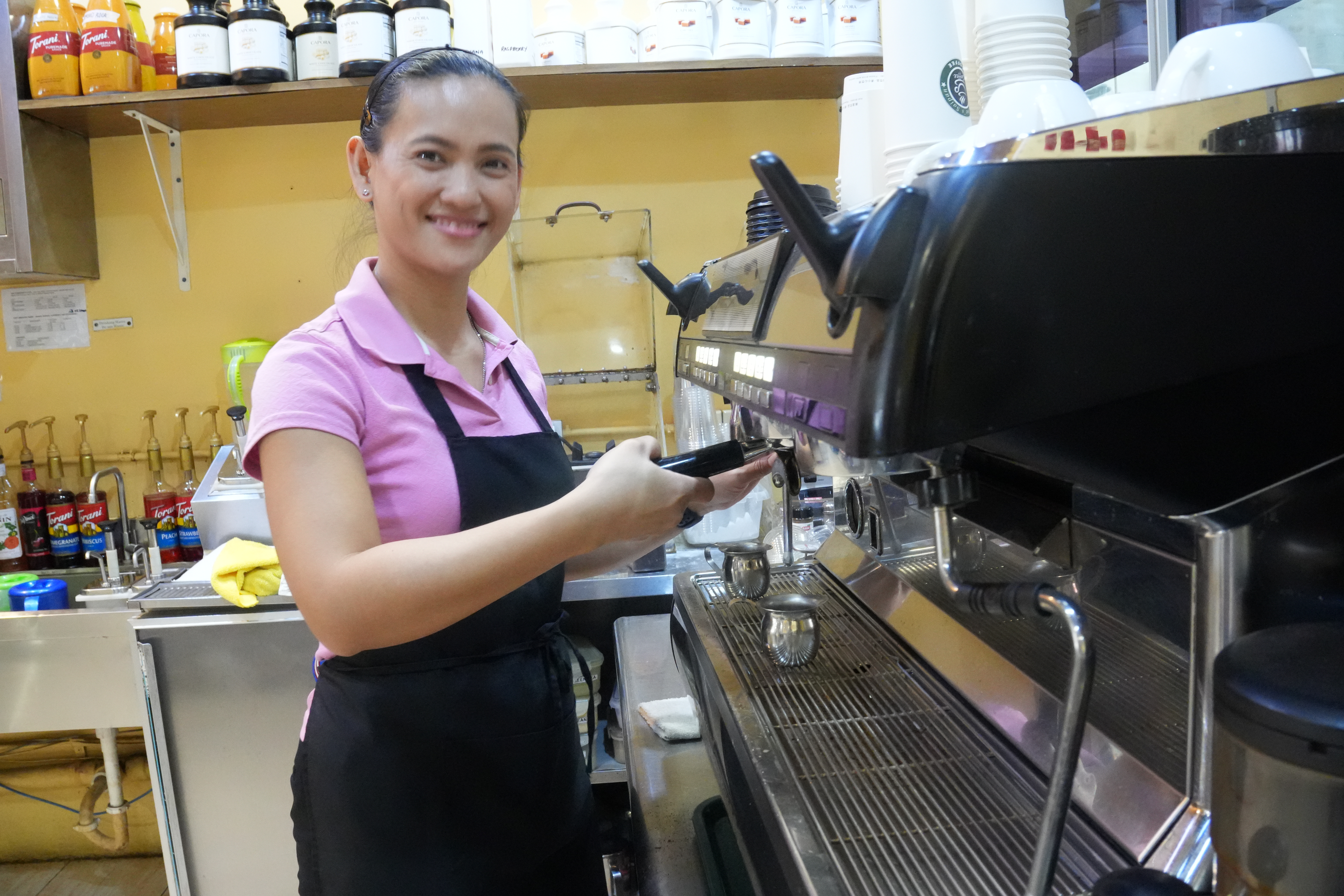 Java Joe’s manager Kathleen Tolentino is a seasoned coffee professional with 24 years of experience, including 20 years at Java Joe’s.