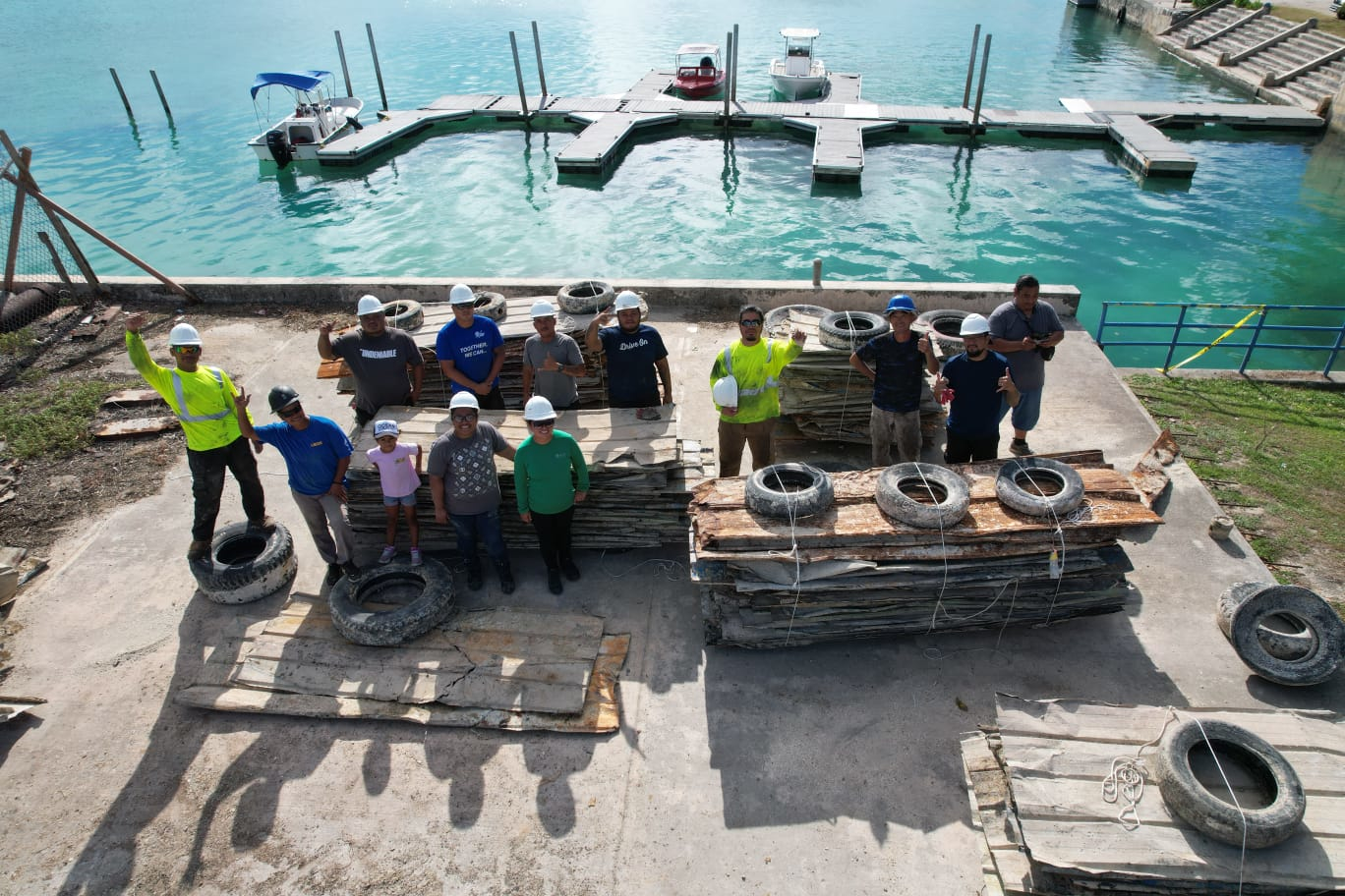 Tinian Harbor debris removal