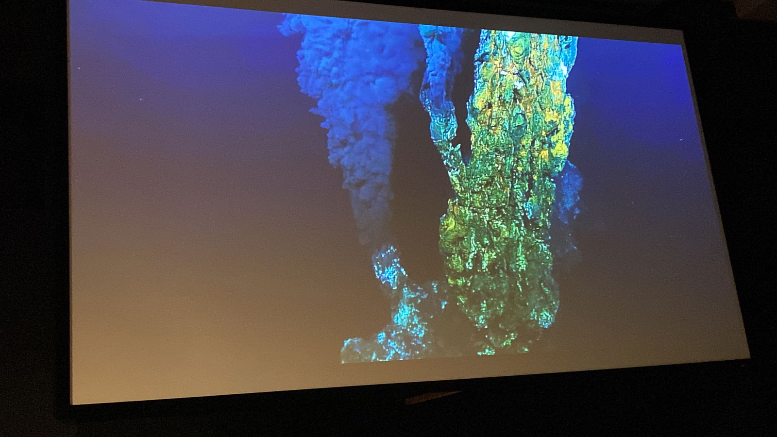 In May, the Nautilus will be in the waters well off the Marianas to study undersea active hydrothermal vents, such as this one.