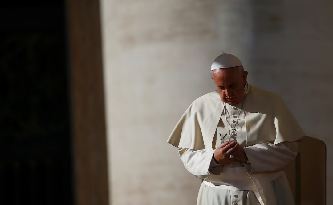 Pope Francis leads his Wednesday general audience in Saint Peter's Square at the Vatican, Nov. 19, 2014.REUTERS