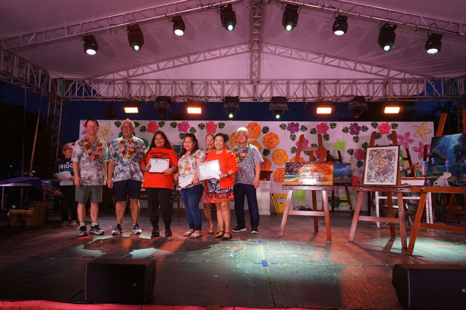 The Founders’ Choice winners: Jessica Cabrera, Tamara Borja and Nhorleen Lilles.