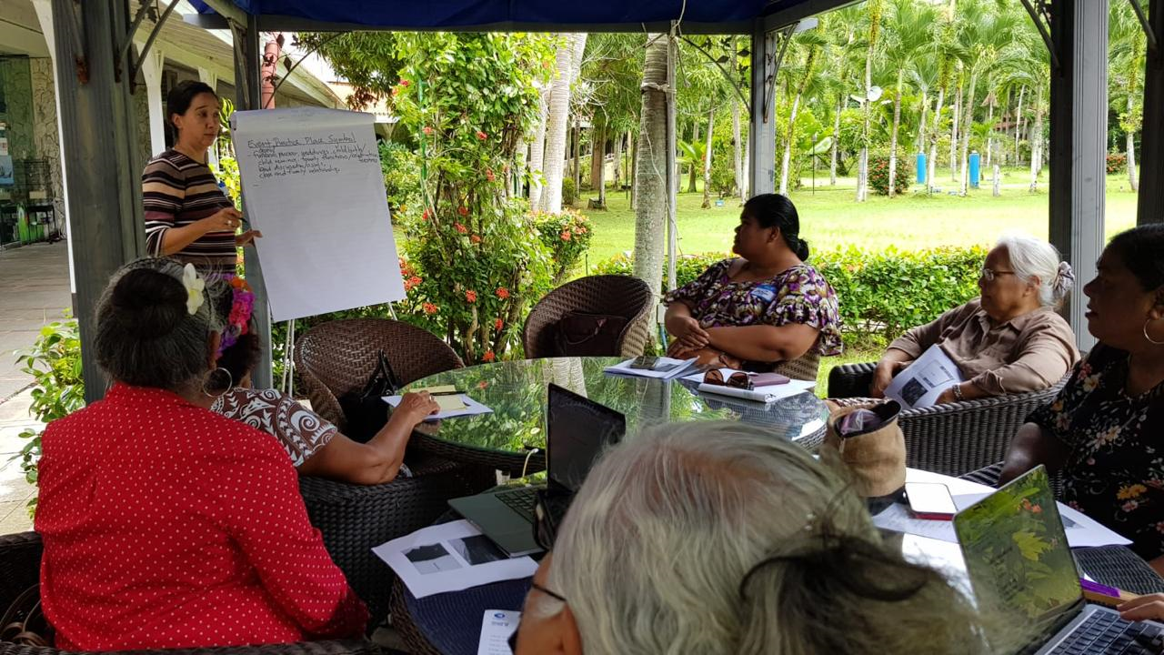 The Northern Marianas Humanities Council funds activities that support humanities growth in the Marianas, including a program that gathers community members to discuss cultural values from the Chamorro and Carolinian communities.