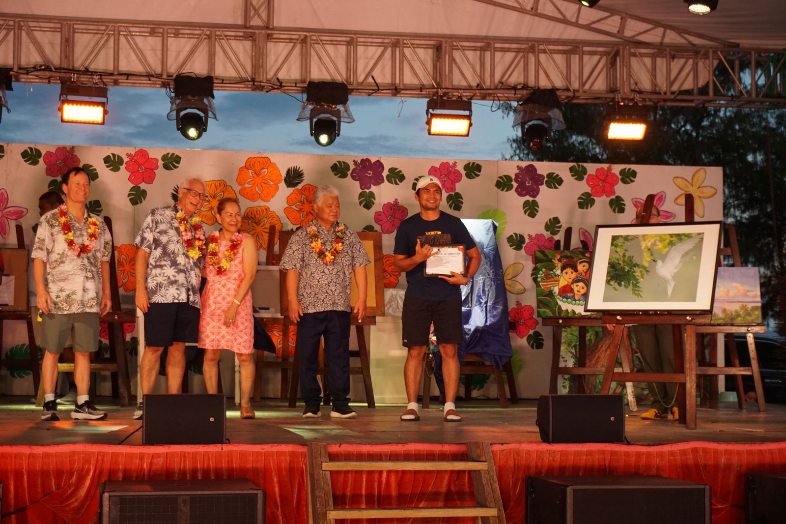 Jonathan Ibajan Playful placed second for his “Playful White Tern.”