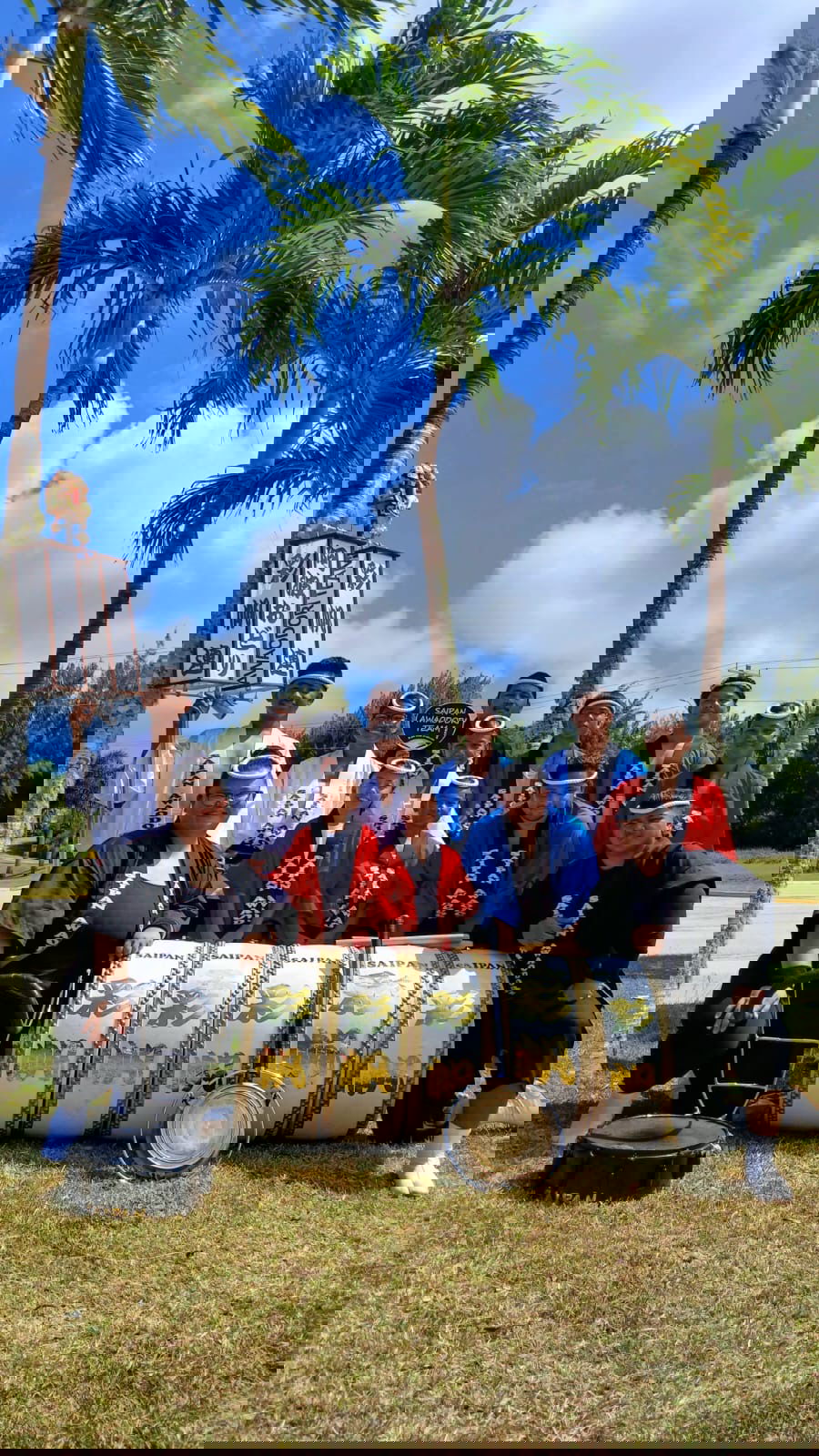 Members of the Saipan Awaodori Team, who will be leaving for Guam on April 11, 2025, pose for a photo.Contributed photo