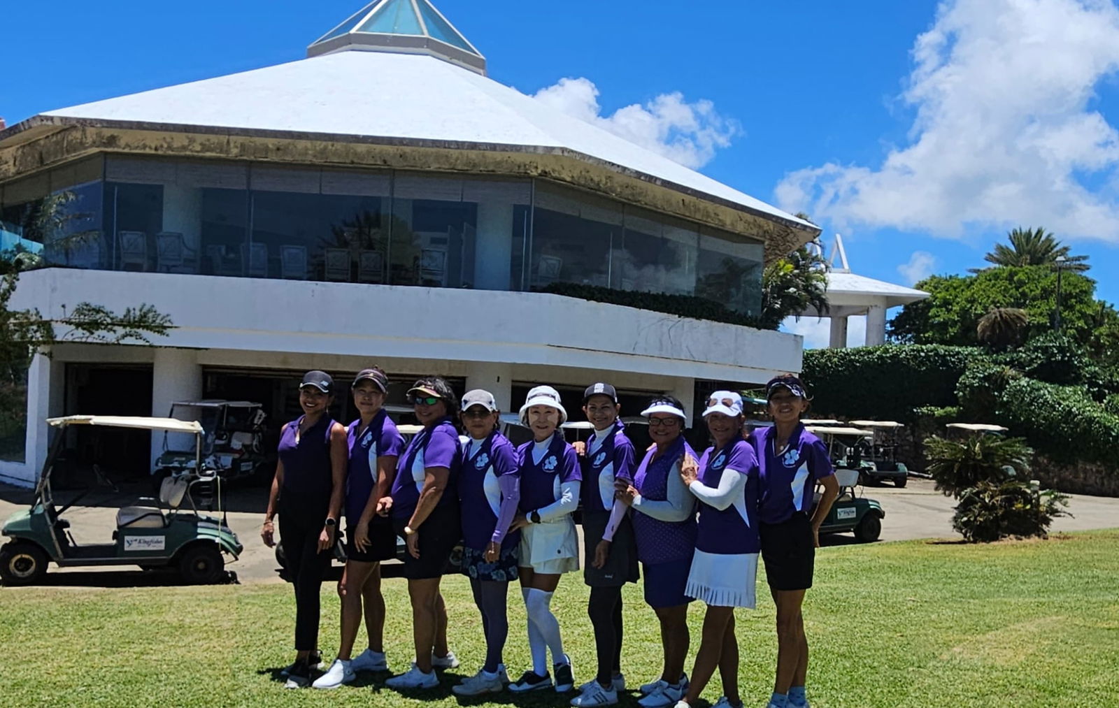 Members of the CNMI Women’s Golf Association pose for a photo during their 18th annual two-day golf tournament over the weekend.Contributed photo