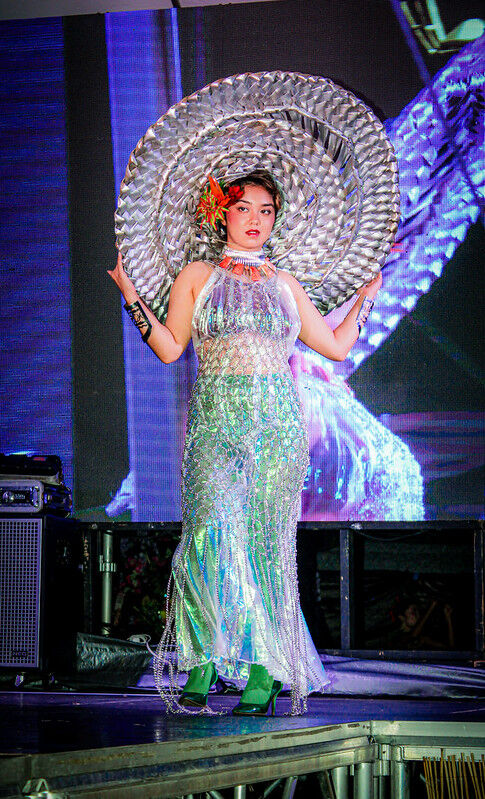 Paradis Fejerang, a senior majoring in Communication, stuns in her national costume at the Miss UOG stage, winning the Best in National Costume Award.