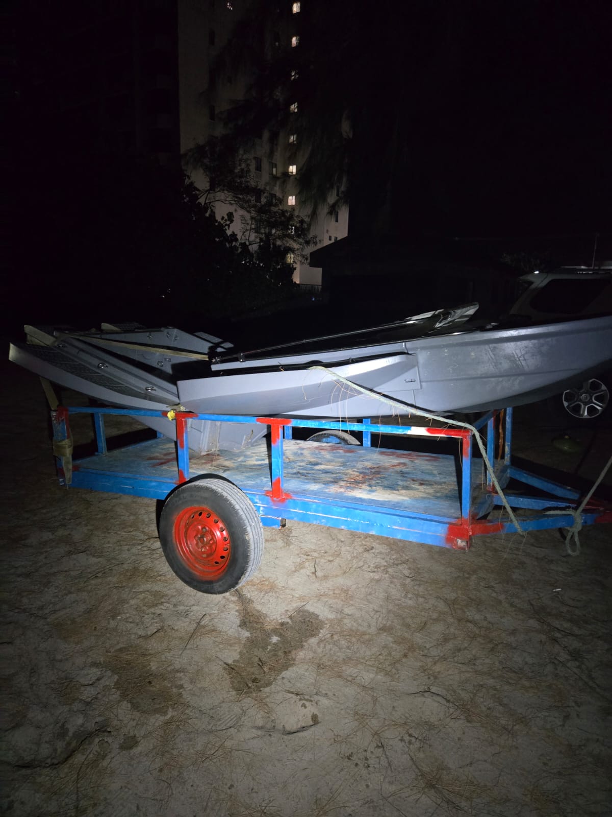 The 12-foot distressed vessel was recovered.DPS photo