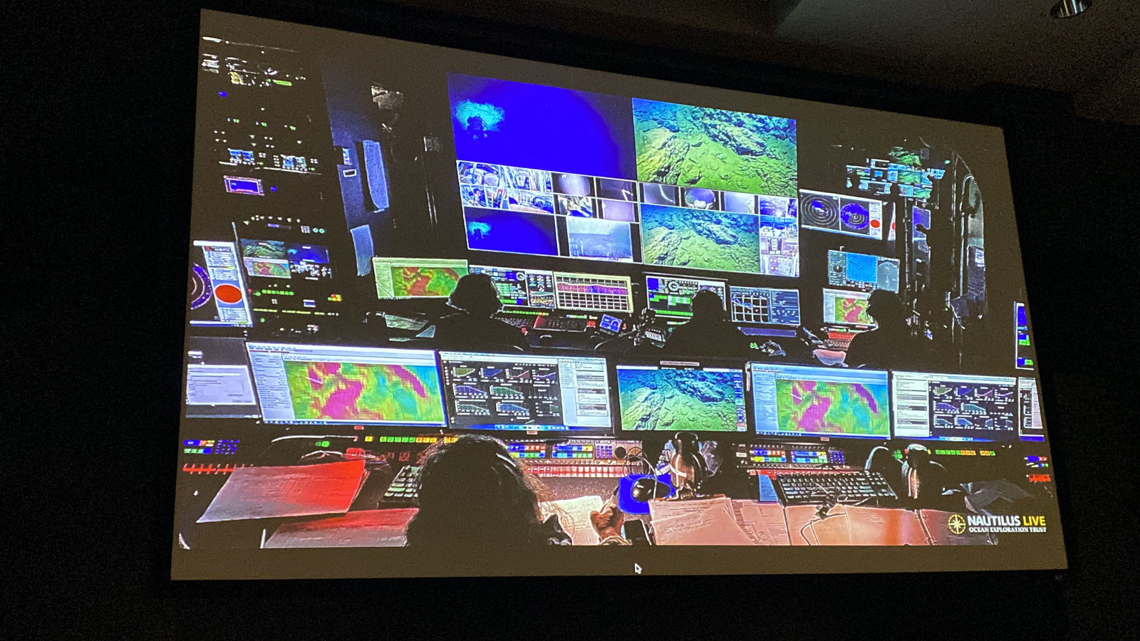 The Nautilus has a control room where people around the world can view the ship’s operations 24/7.