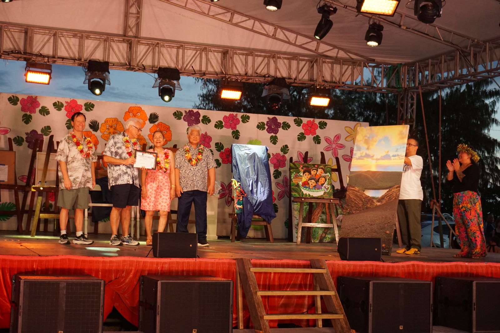 Vlad Melnik's photo "Pagan Sunset" won the top prize in the photography category. Melnik was not available for a photo at the ceremony.