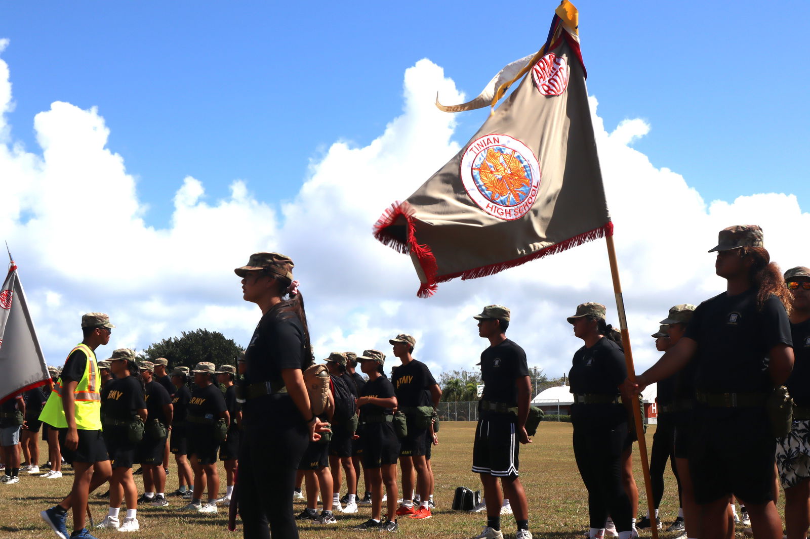 C/LTC Ysabella Palacios waits for the JCLC obstacle course to begin.
