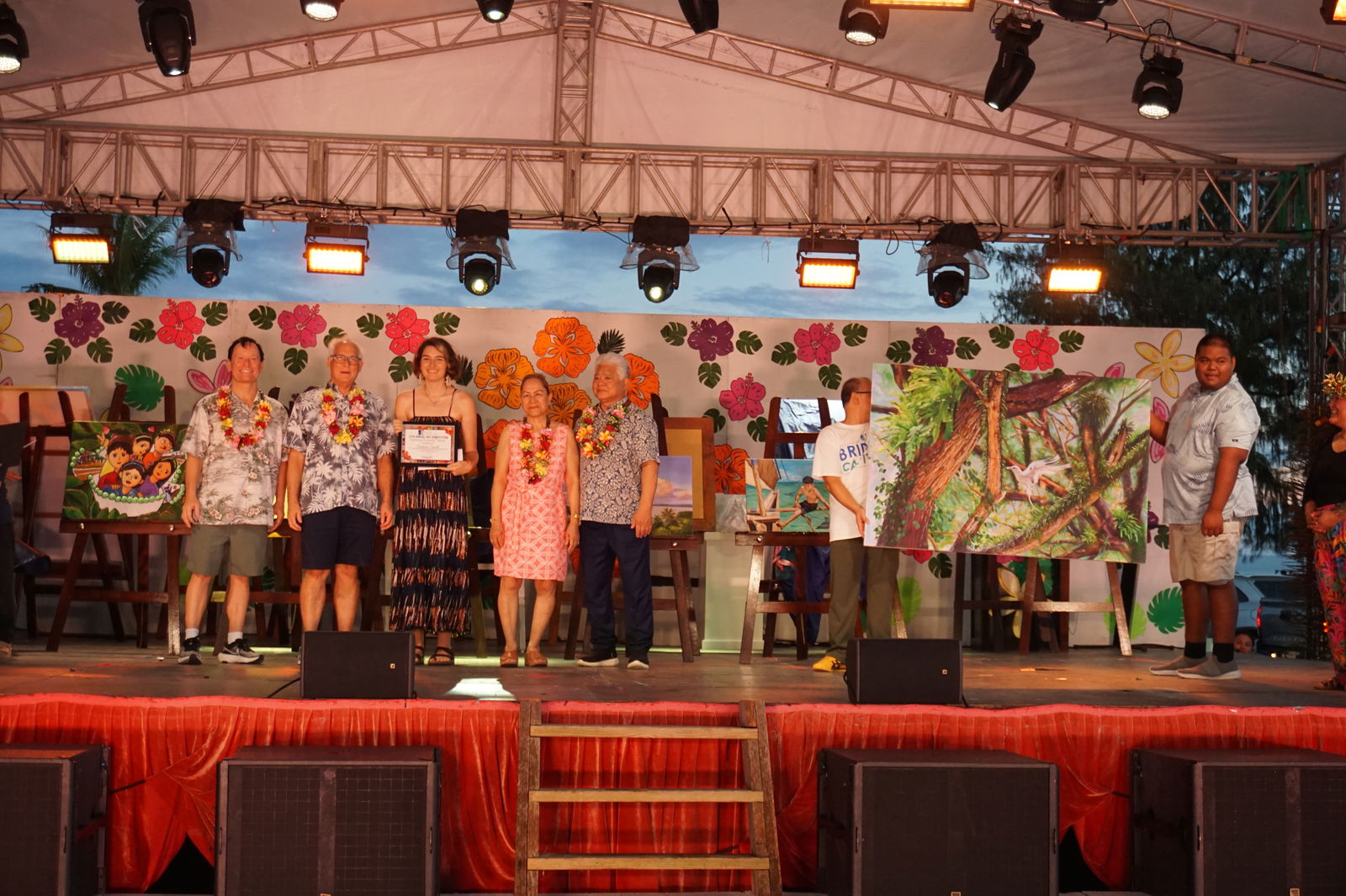 "Kanta" by Victoria Sewell finished first in the painting and Governor's Choice categories.