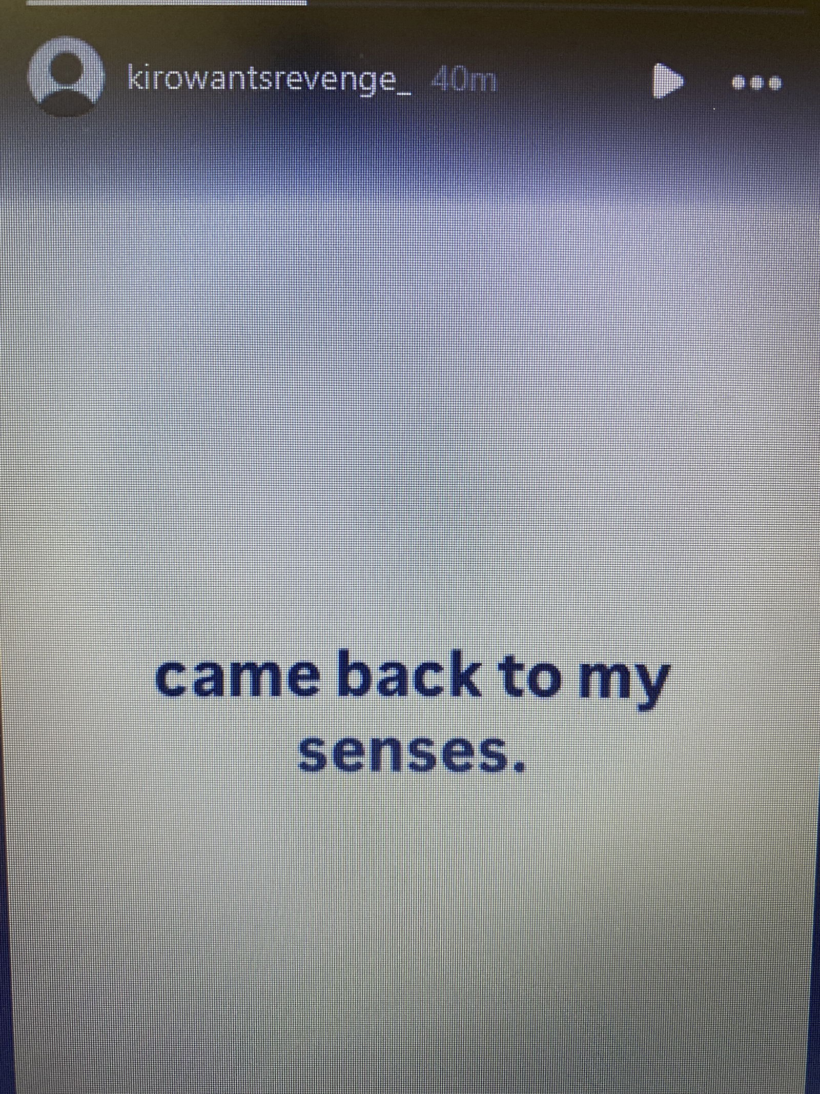 The account @kirowantsrevenge_ posted this on April 3.