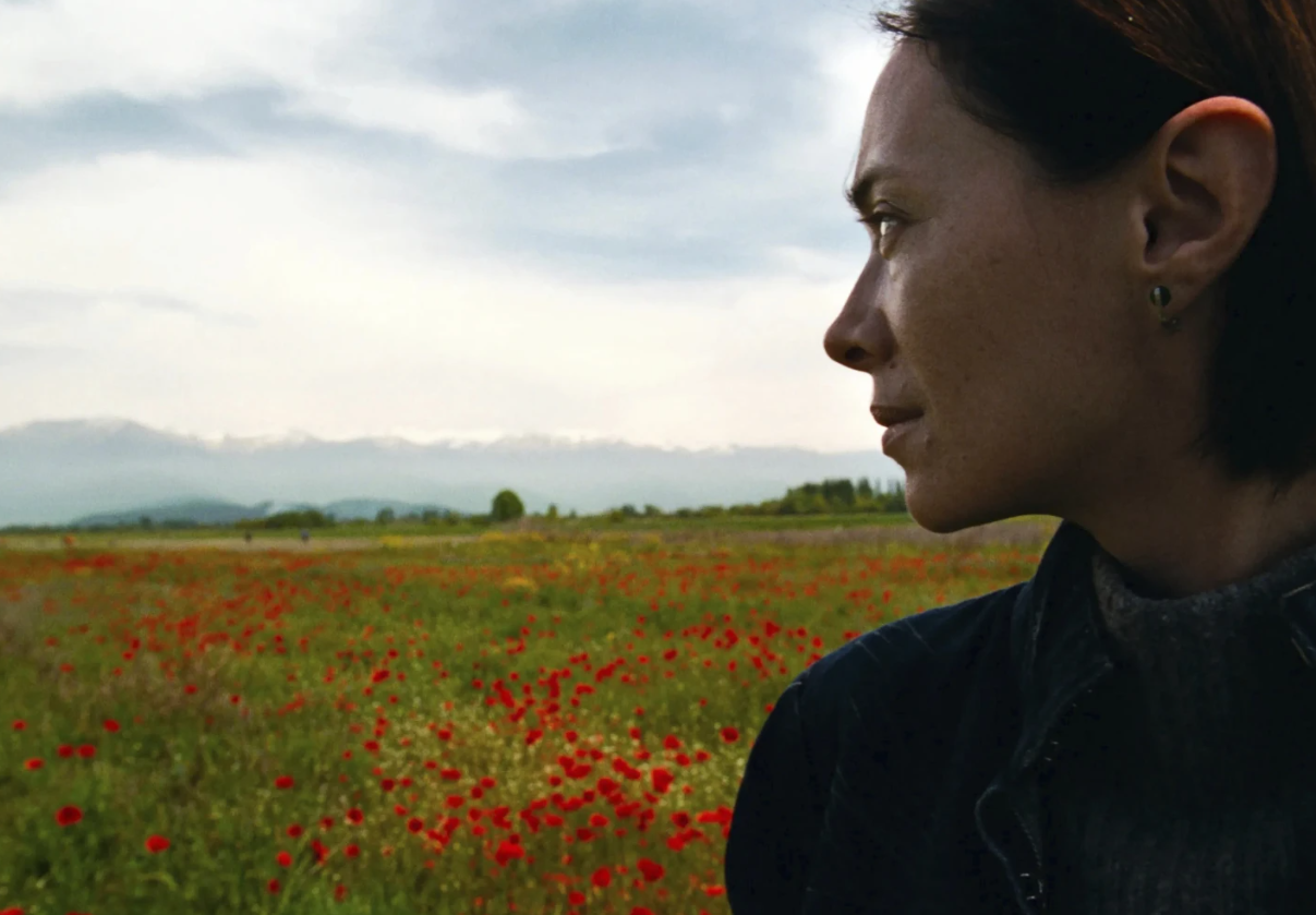 Ia Sukhitashvili in a scene from “April.”Metrograph Pictures via AP