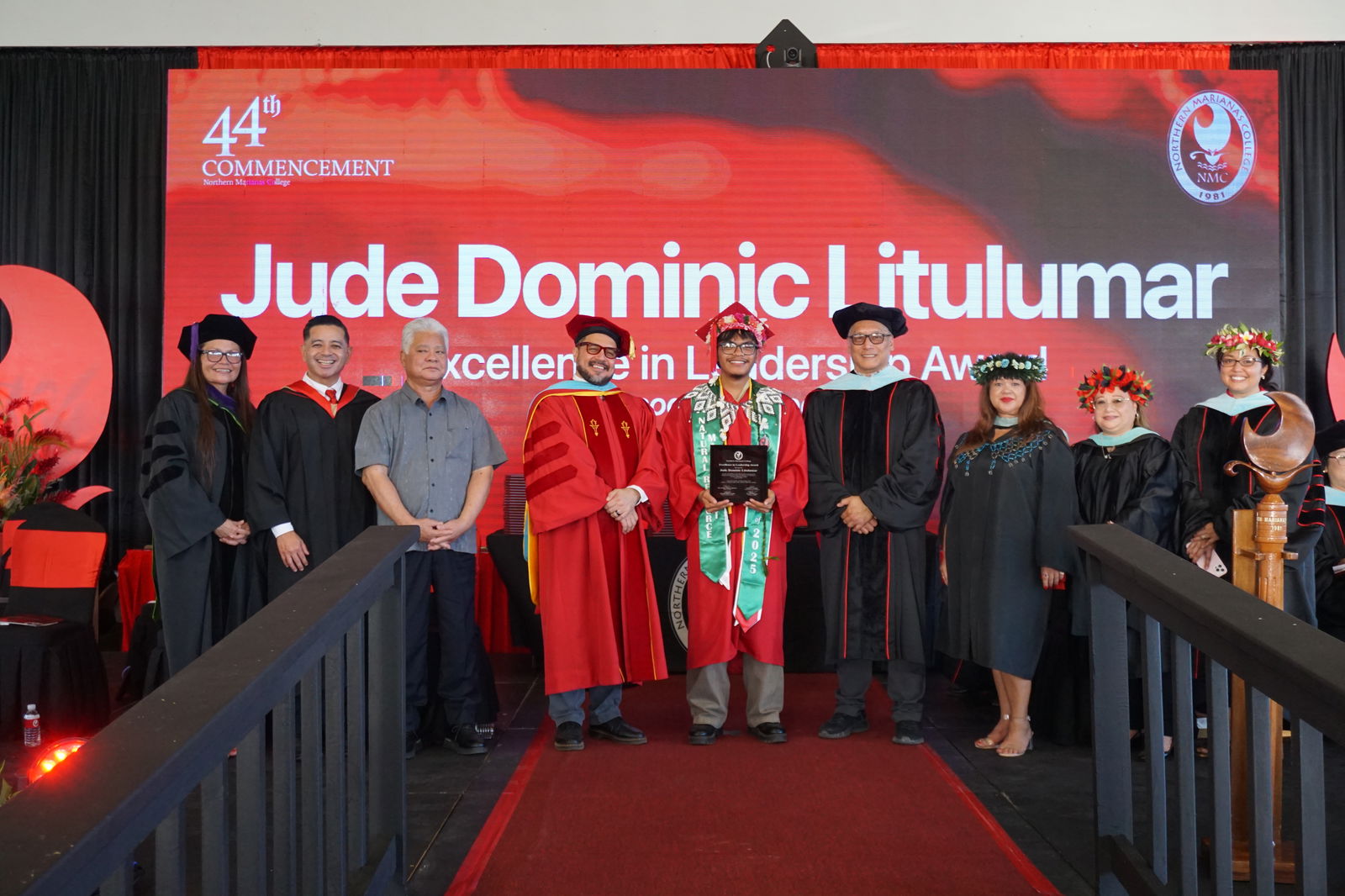 Jude Litulumar received an Excellence in Leadership Award.