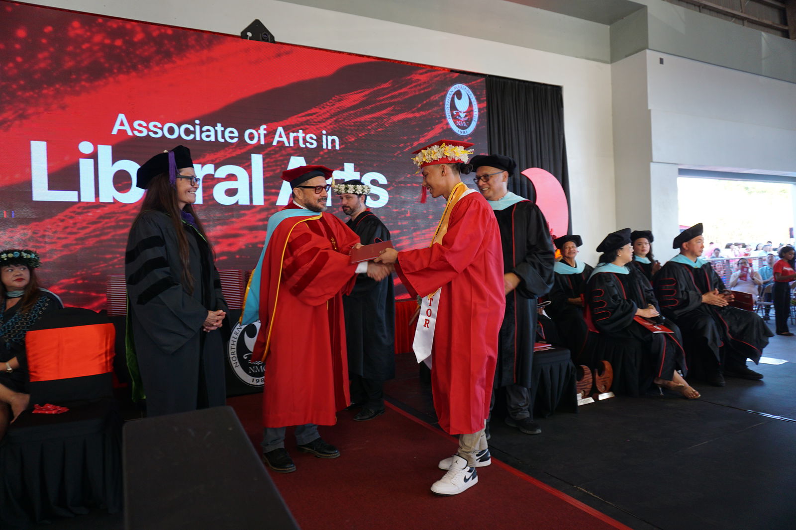 289 students received degrees from Northern Marianas College on Friday, May 23 at the Koblerville gymnasium.