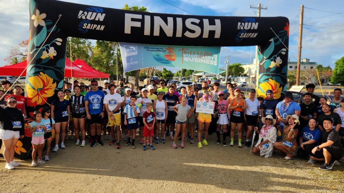 120 participants join the Marianas Tourism Month 5K Sunset Run on May 19, 2025, starting at Garapan Fishing Base. The race was organized by the Marianas Visitors Authority and Run Saipan.