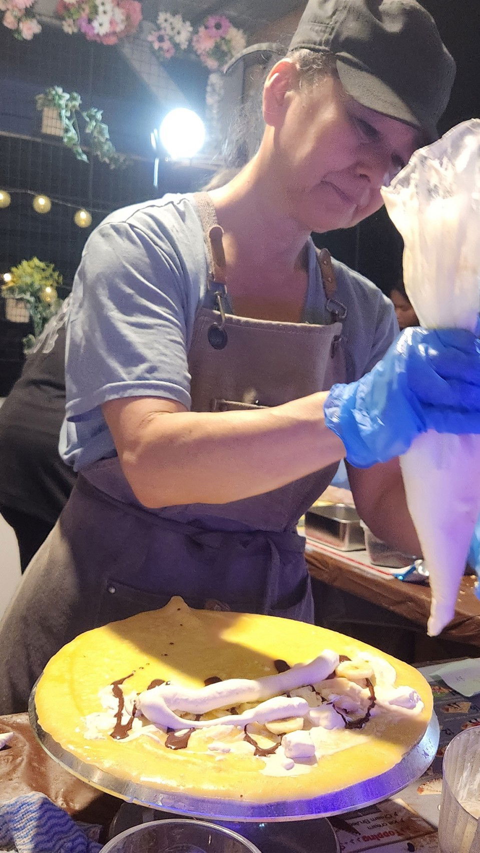 Mitsubachi Pancakes serves sweet and savory crepes at the 26th Annual Taste of the Marianas International Food Festival on May 3, 2025, in Saipan. The annual signature event of the Marianas Visitors Authority will be held every Saturday evening in May at American Memorial Park, Garapan.