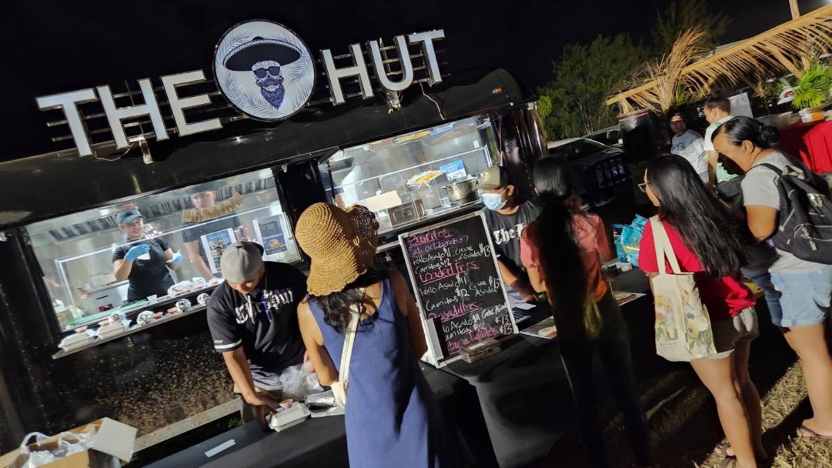 The Hut is one of 26 food and drink vendor choices at the 26th Annual Taste of the Marianas International Food Festival on May 10, 2025, at American Memorial Park, Saipan.
