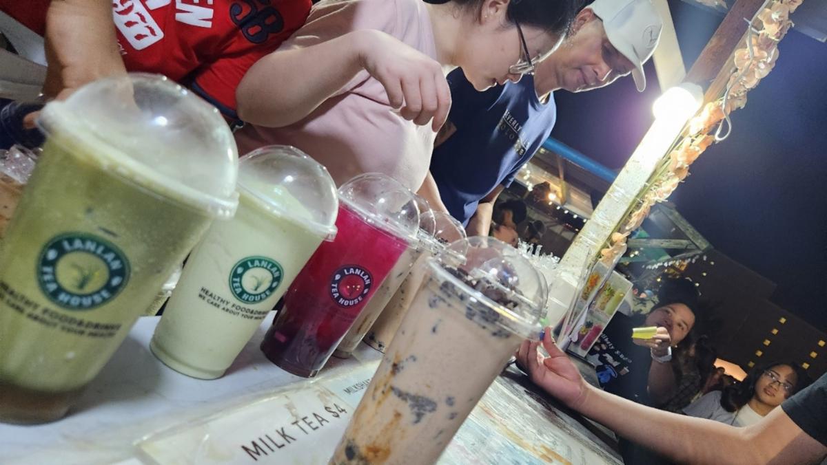 Lanlan Tea House is one of 26 food and drink vendors at the 26th Annual Taste of the Marianas International Food Festival on May 10, 2025, at American Memorial Park, Saipan. The festival continues on Saturday evenings throughout May.