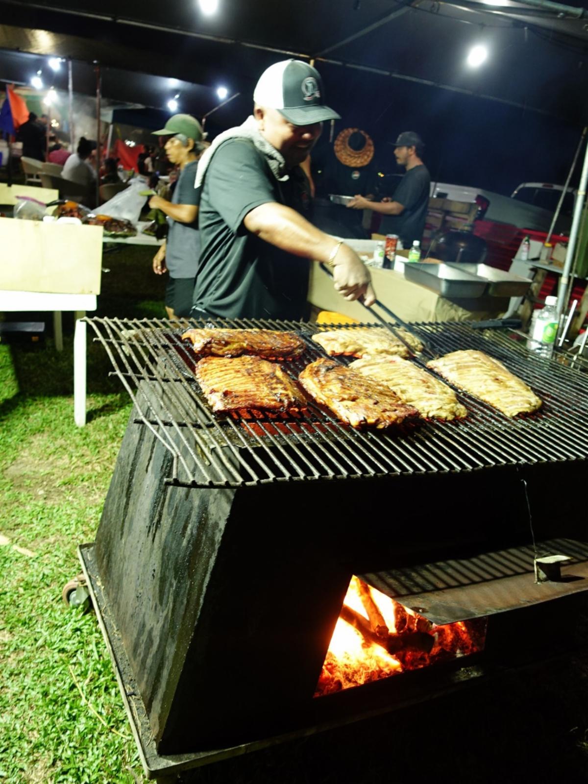 OMG (Oh My Grill) serves up barbecue at the Taste of the Marianas International Food Festival in May 2024 in Saipan. The 26th Annual Taste of The Marianas will be held by the Marianas Visitors Authority on May 3, 10, 17, 24, & 31, 2025, starting at 5 p.m. at American Memorial Park.MVA photo