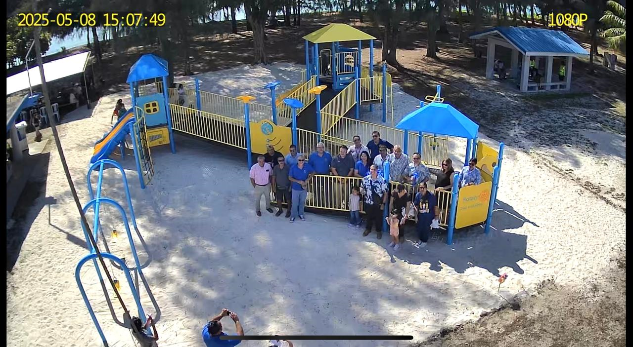 Turnkey Solutions donated a solar camera system to monitor the playground.