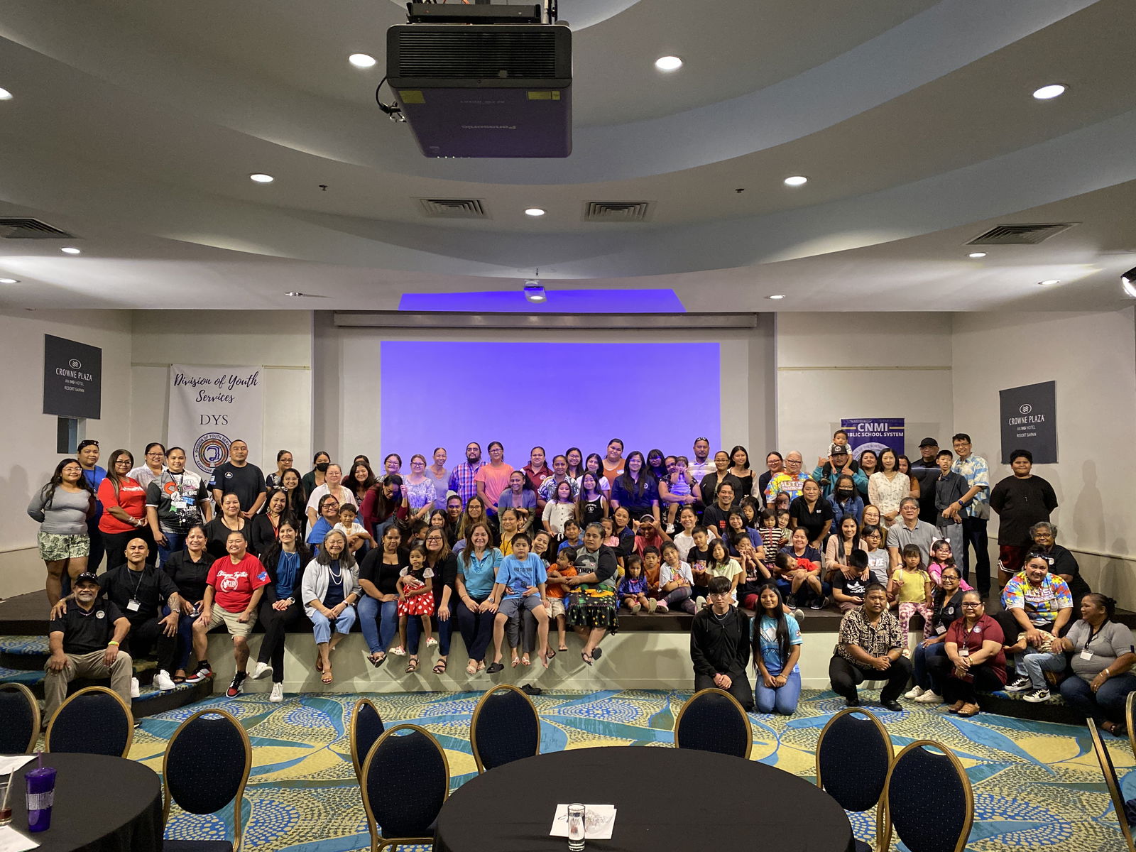 Some of the participants of the autism spectrum disorder module training session pose for a group photo at the end of the session on May 10.