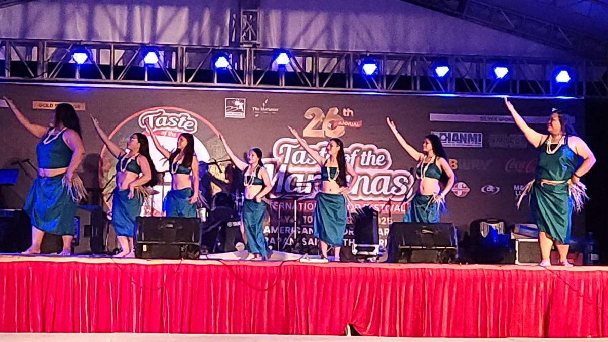 Famalao’an Luta performs at the 26th Annual Taste of the Marianas International Food Festival on May 17, 2025, at American Memorial Park, Saipan.