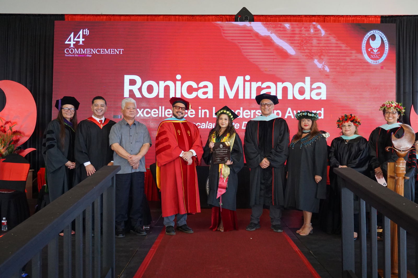 Ronica Miranda received an Excellence in Leadership Award.