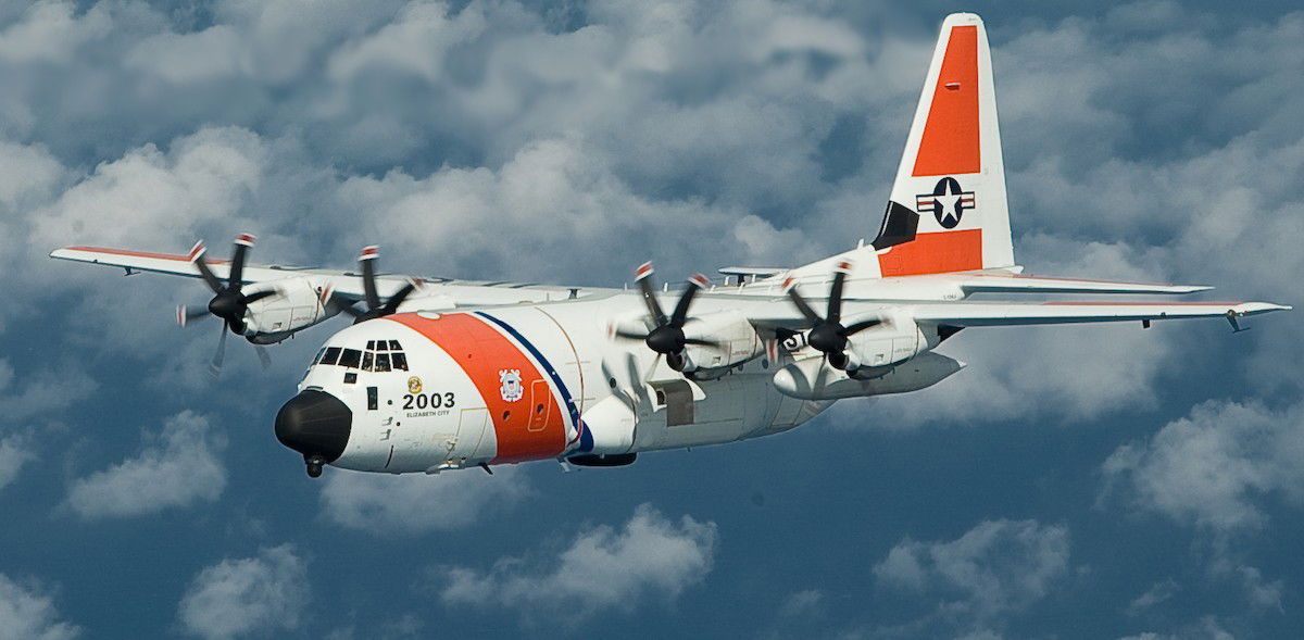 USCG HC-130J aircraft