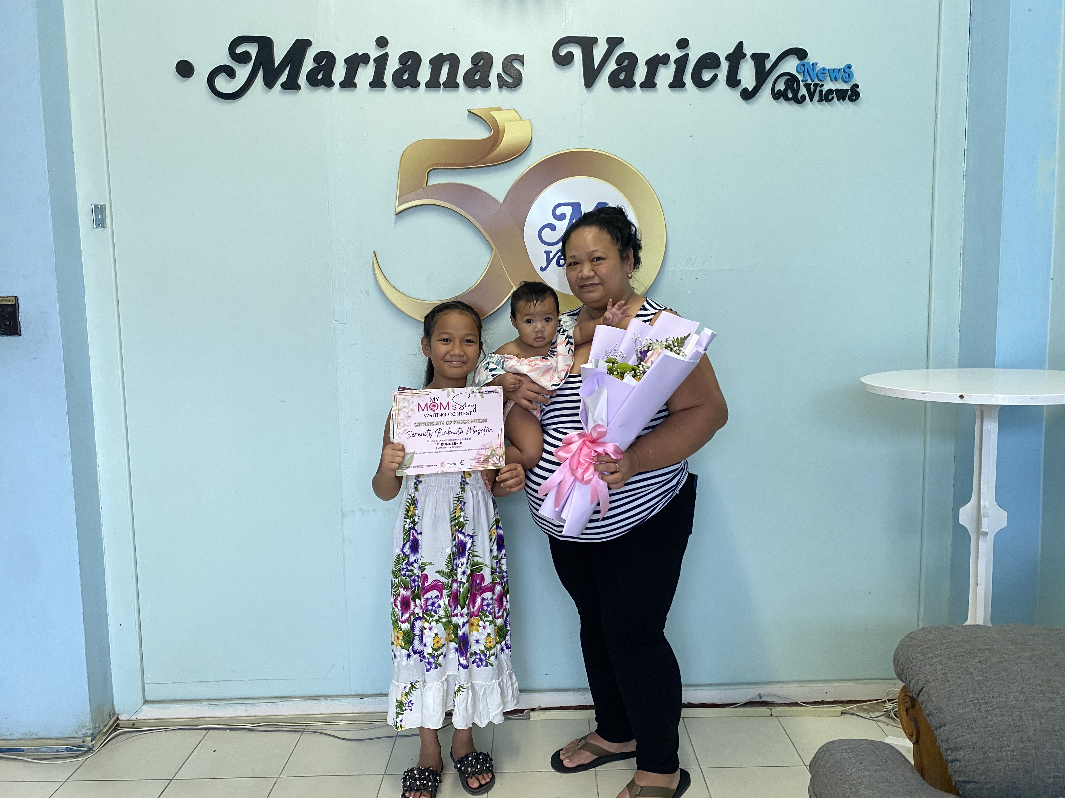 Serenity Babauta from Oleai Elementary School.