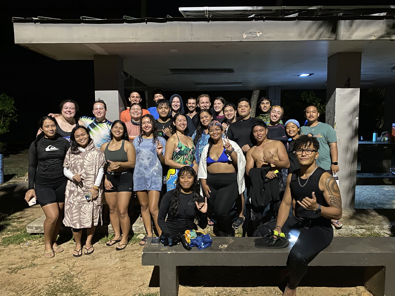 JAMS staff and several community volunteers were at Paupau Beach to collect coral spawn, in hopes that JAMS can create new coral individuals for conservation efforts.