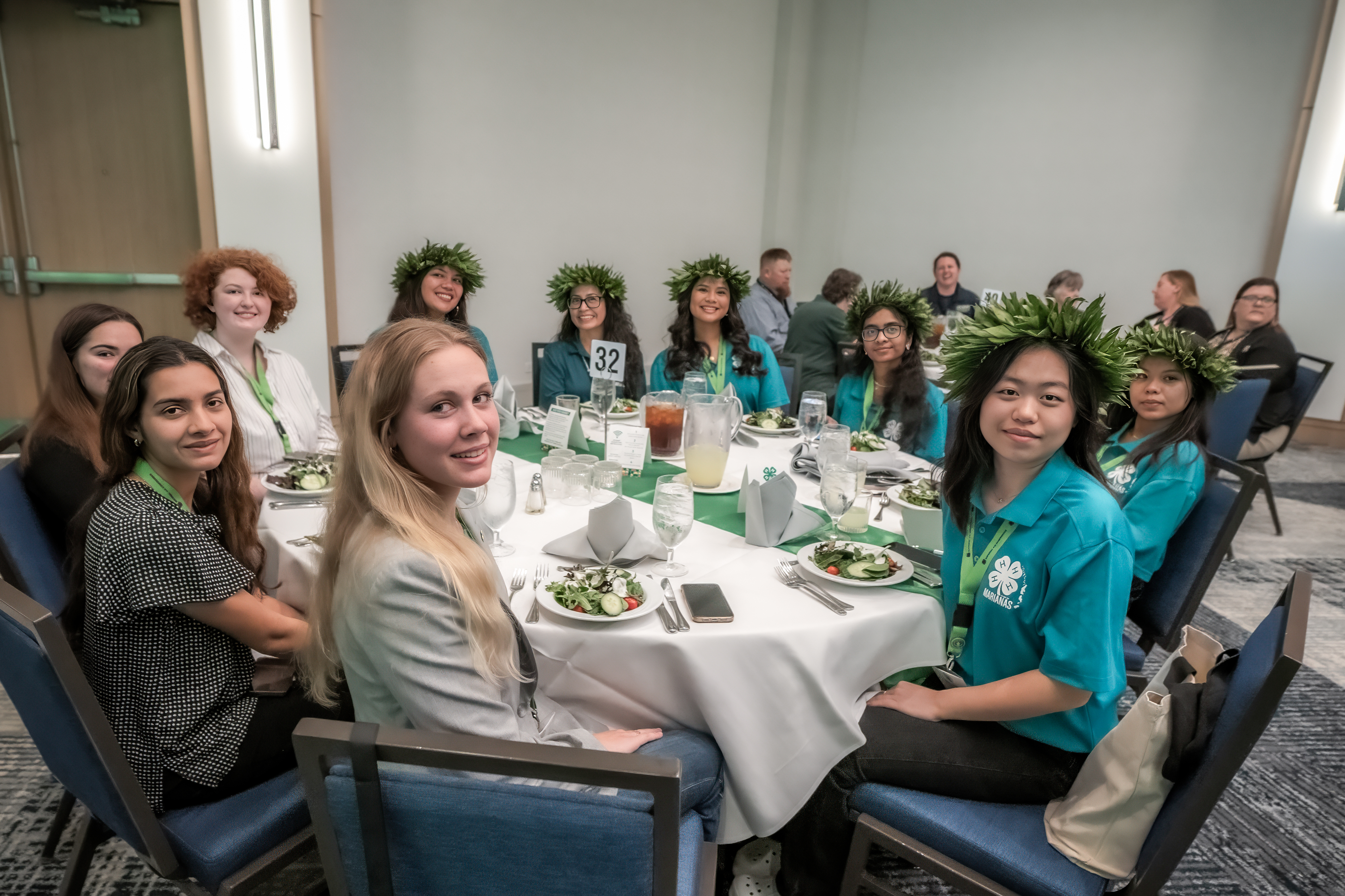 CNMI 4-H delegates and advisors were joined by fellow 4-H’ers during a welcome reception.