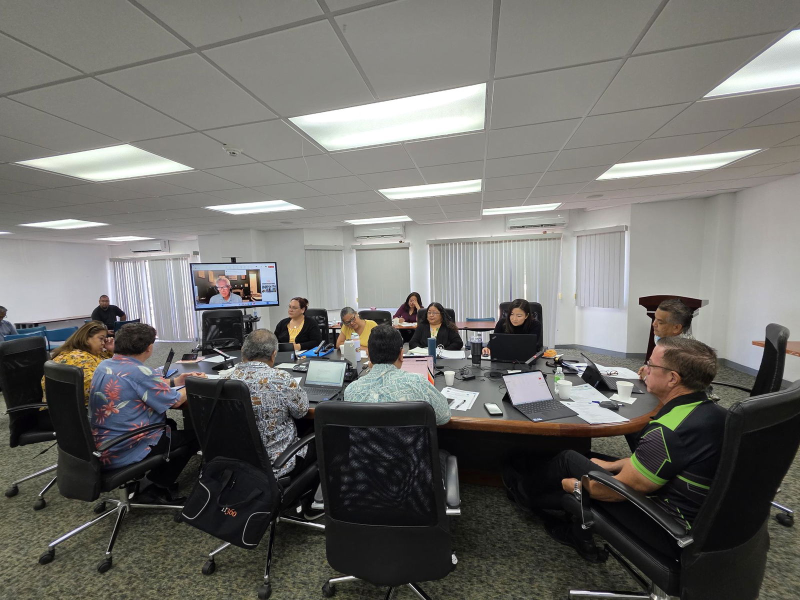 Economists.com’s Dan Jackson gives a virtual presentation on cost-of-study scenarios during a meeting with the CUC board of directors last Tuesday.