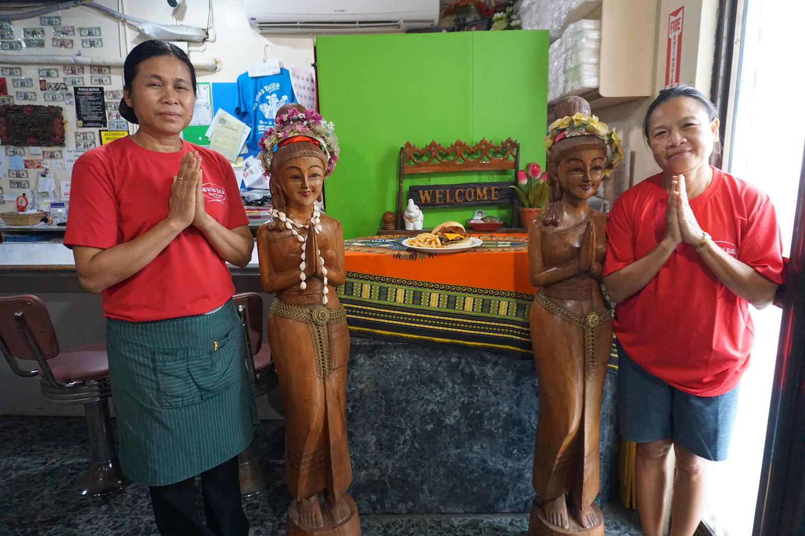 Co-owners of Wild Bill's, Junya Nelson, left, and Bunruang Brausell. 