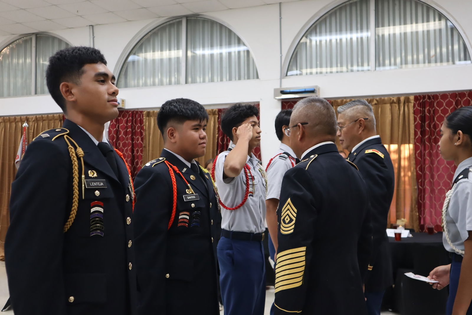 Awarding Ceremony: Marksmanship Team MedalsPhoto by C/CPT Sofia Del Rosario