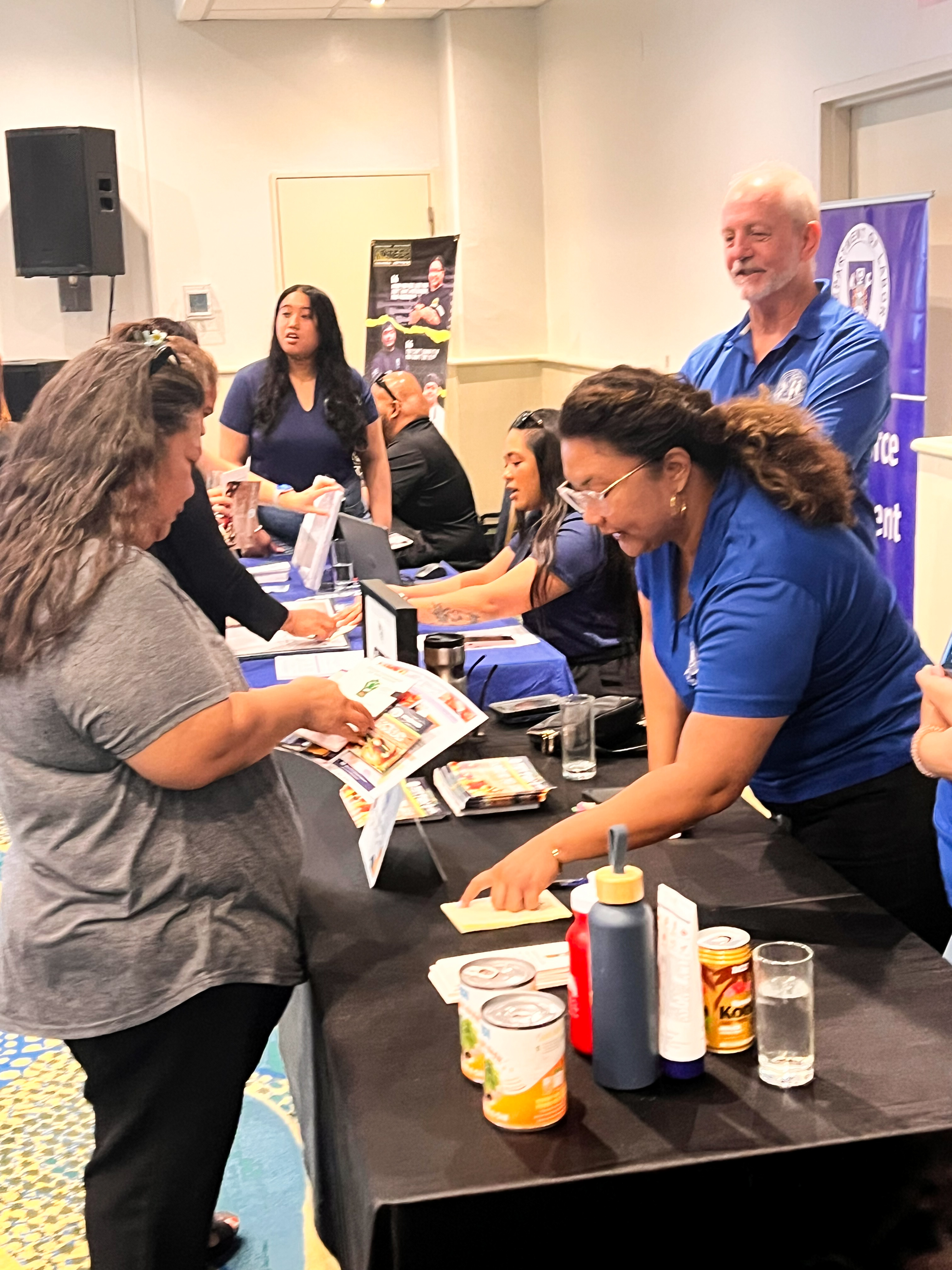 The Child Nutrition Program of PSS was one of the featured exhibitors.