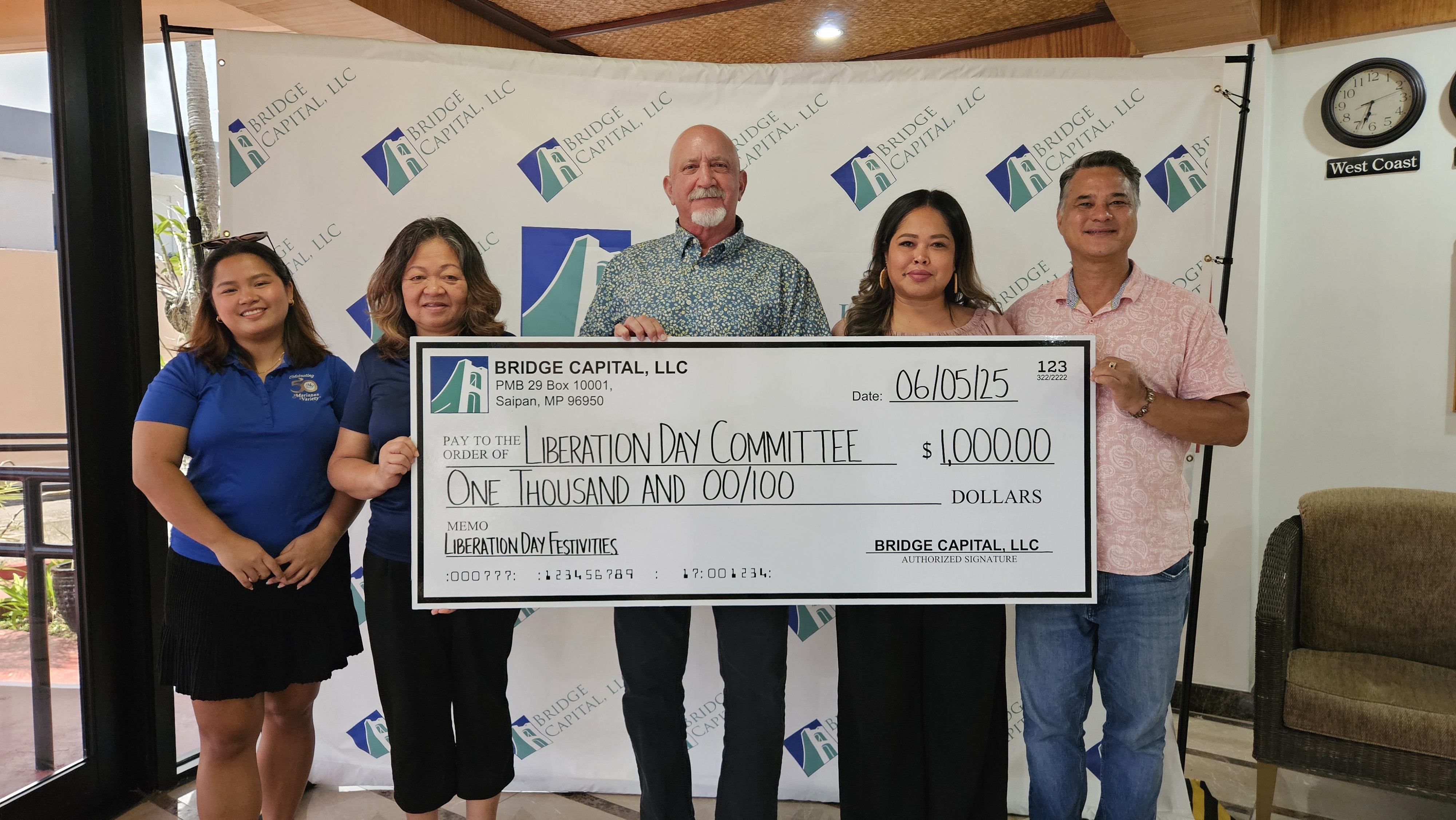 Bridge Capital LLC is a proud sponsor of this year’s Liberation festivities.