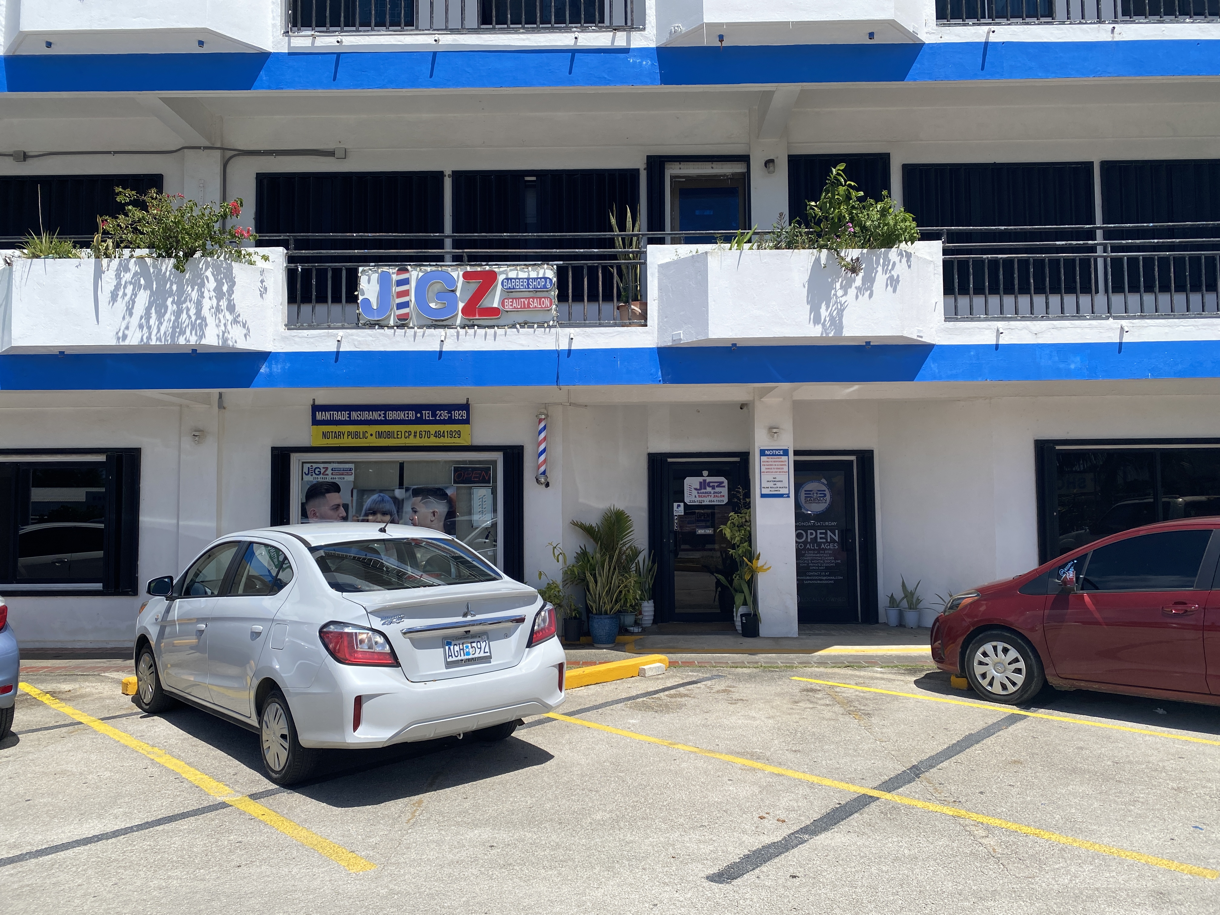 Jigz is located at the MS Villagomez Commercial Building on Beach Road Chalan Kanoa.