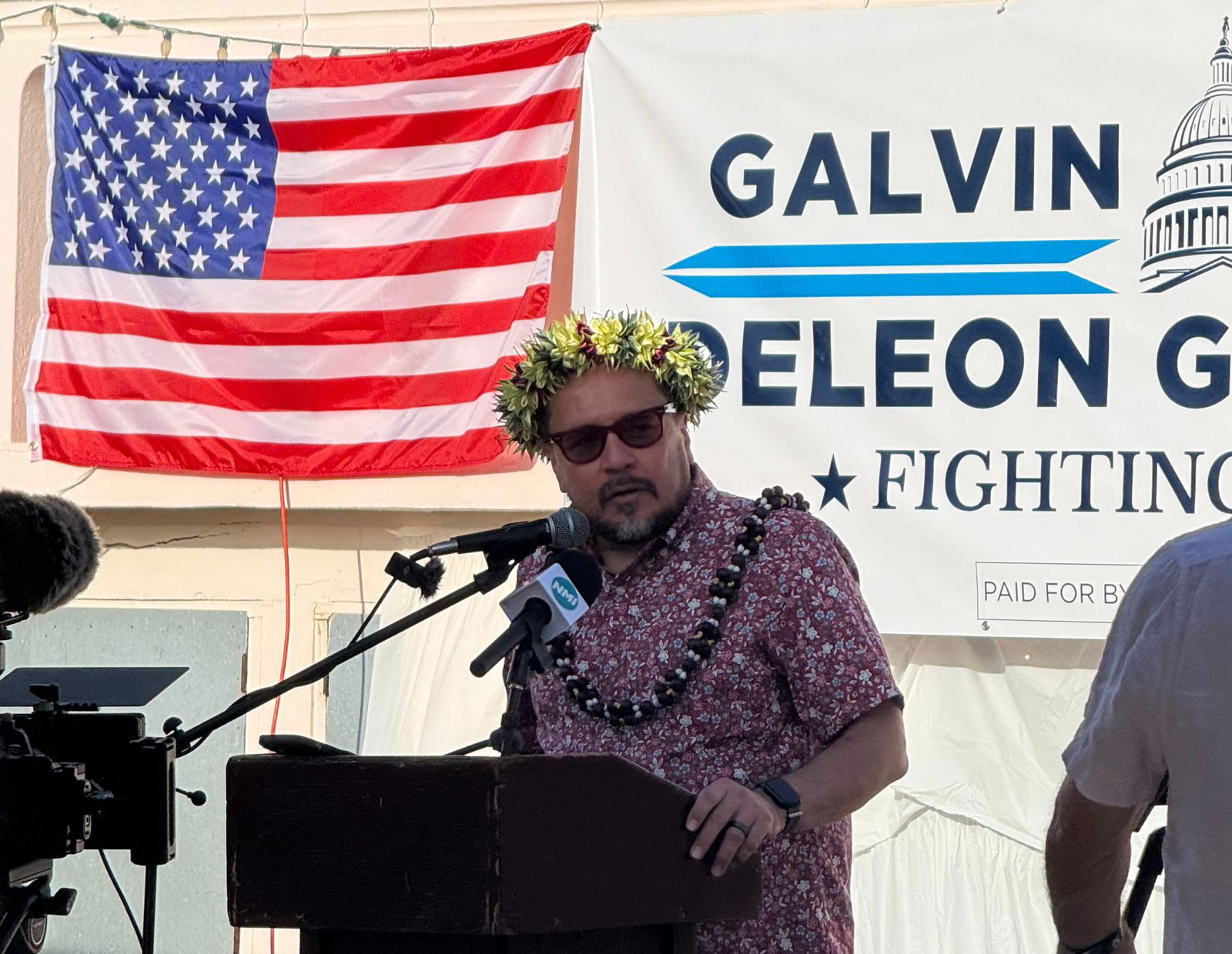 Northern Marianas College President Galvin S. Deleon Guerrero, EdD announces that he is running for the U.S. Congress in next year's election.
